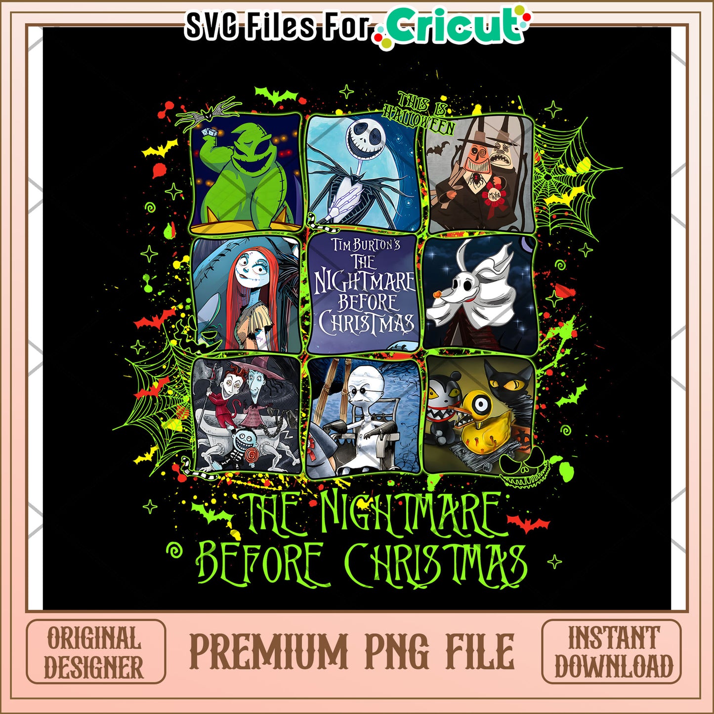 The nightmare before christmas png, halloween costumes png, halloween candy png