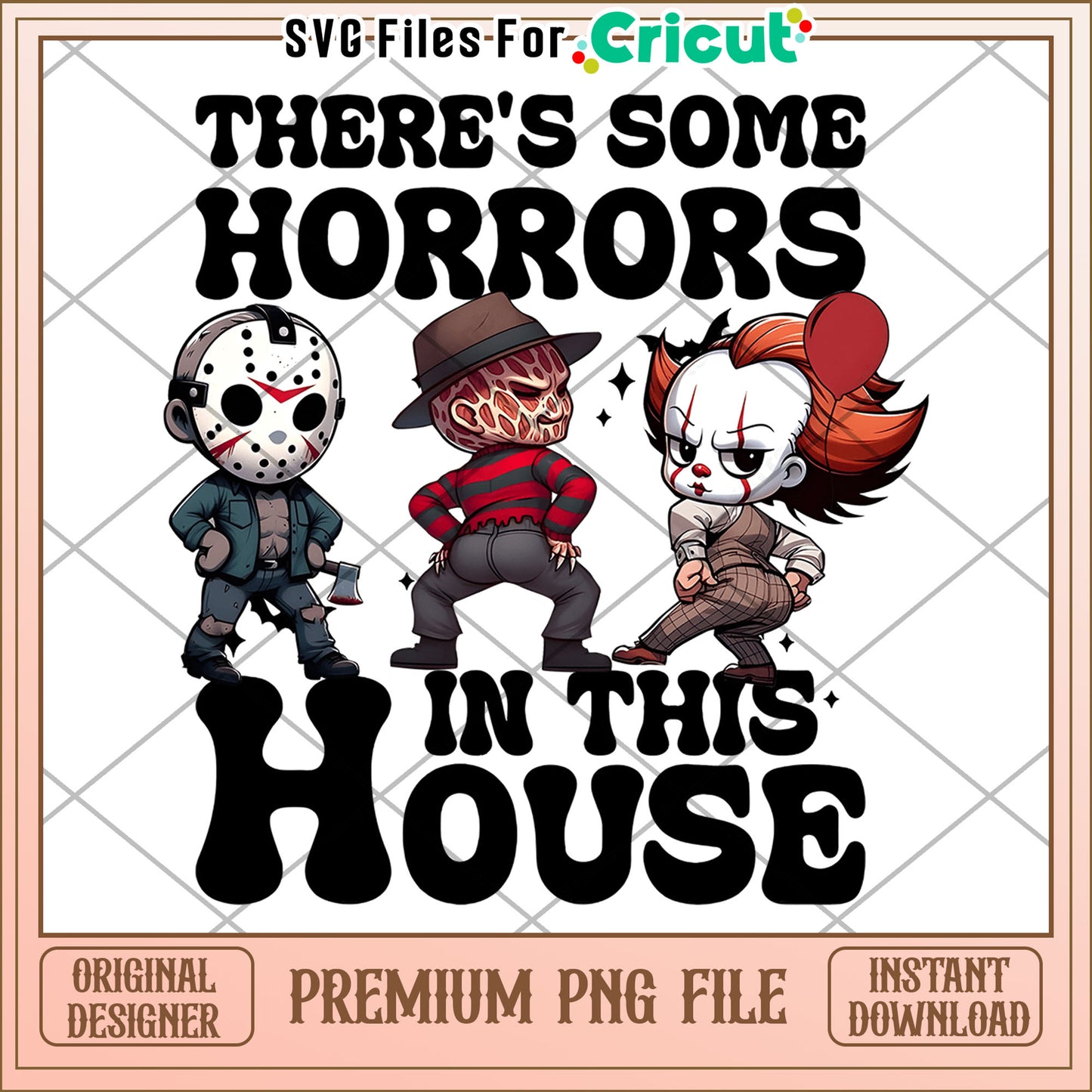 There is some horrors in this house png, halloween png, times for halloween png