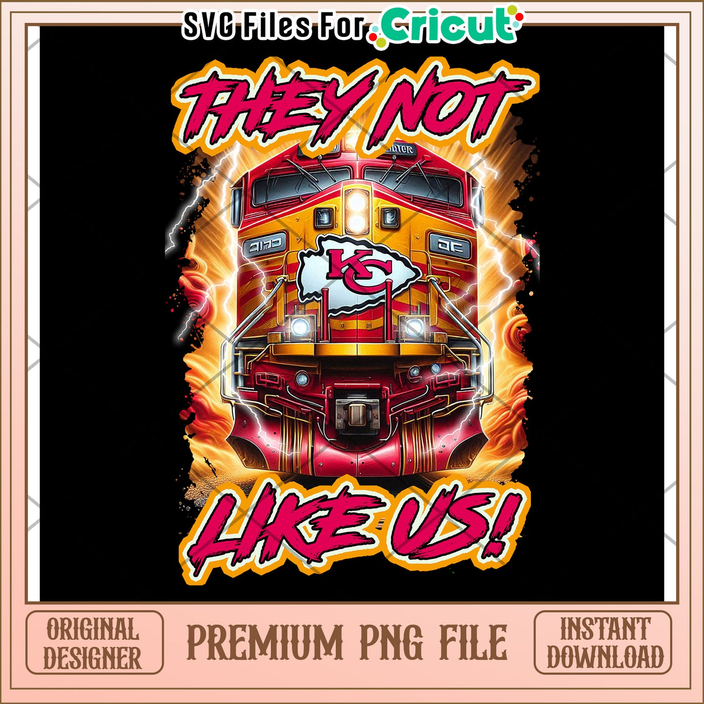 They Not Like Us, Premium PNG File for Instant Download