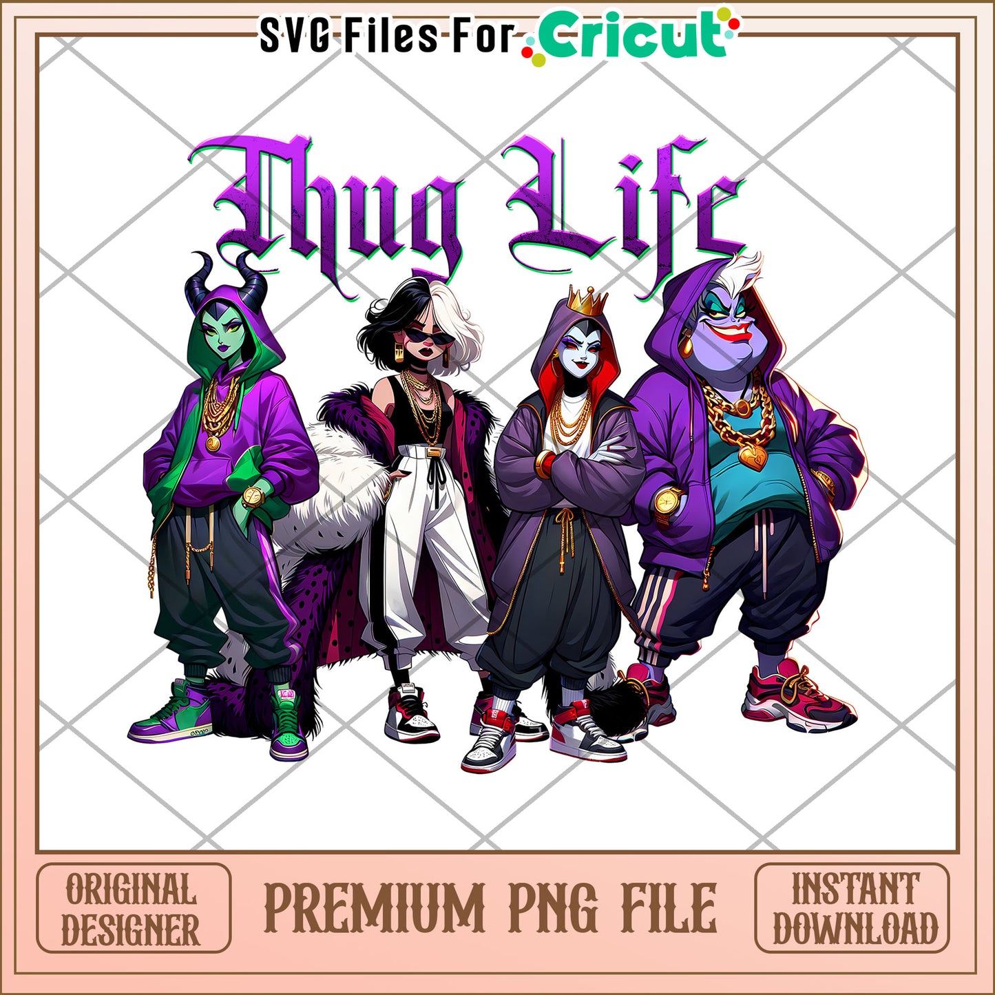 Thug life villains png, halloween decor png, halloween toys png