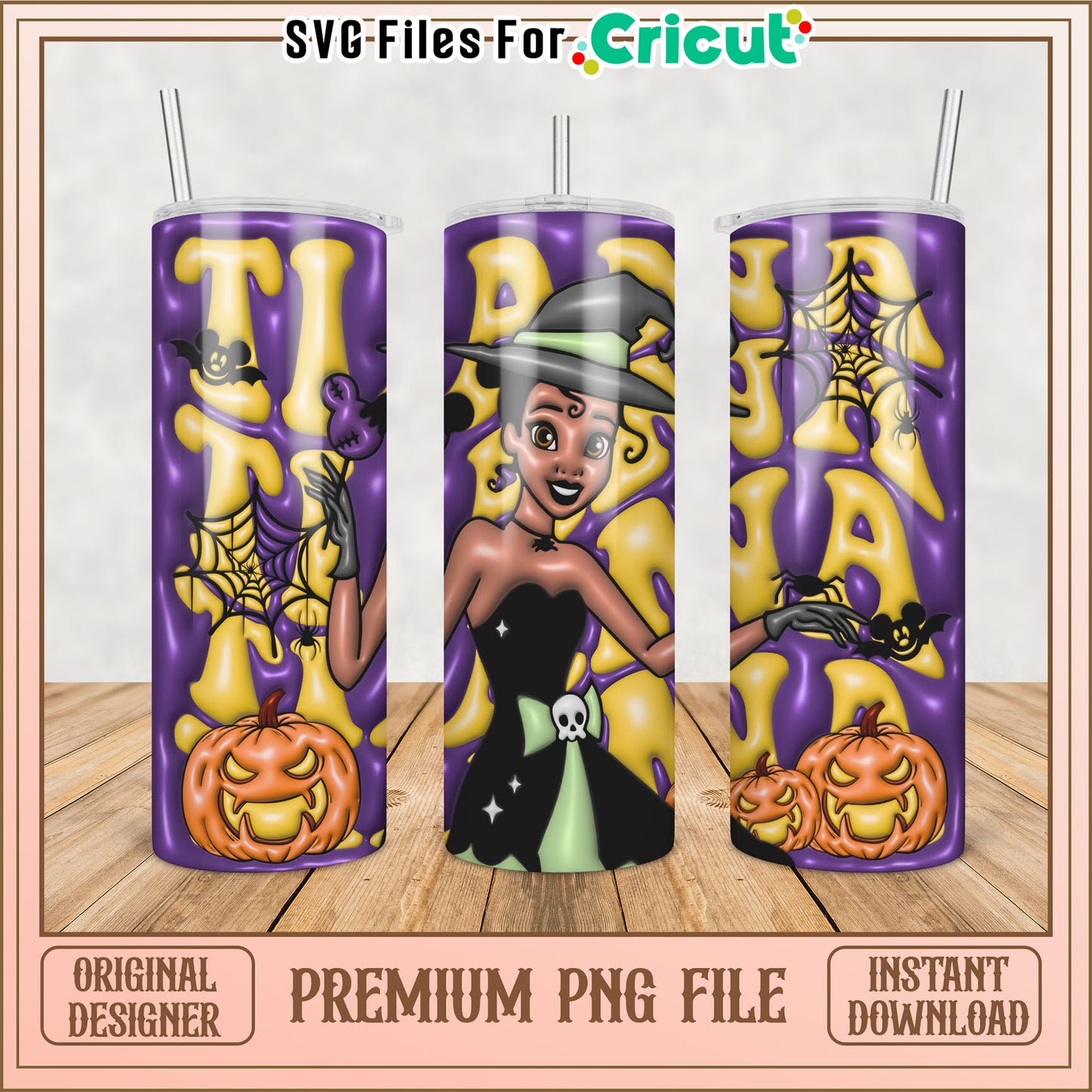Tiana Halloween PNG Sublimation