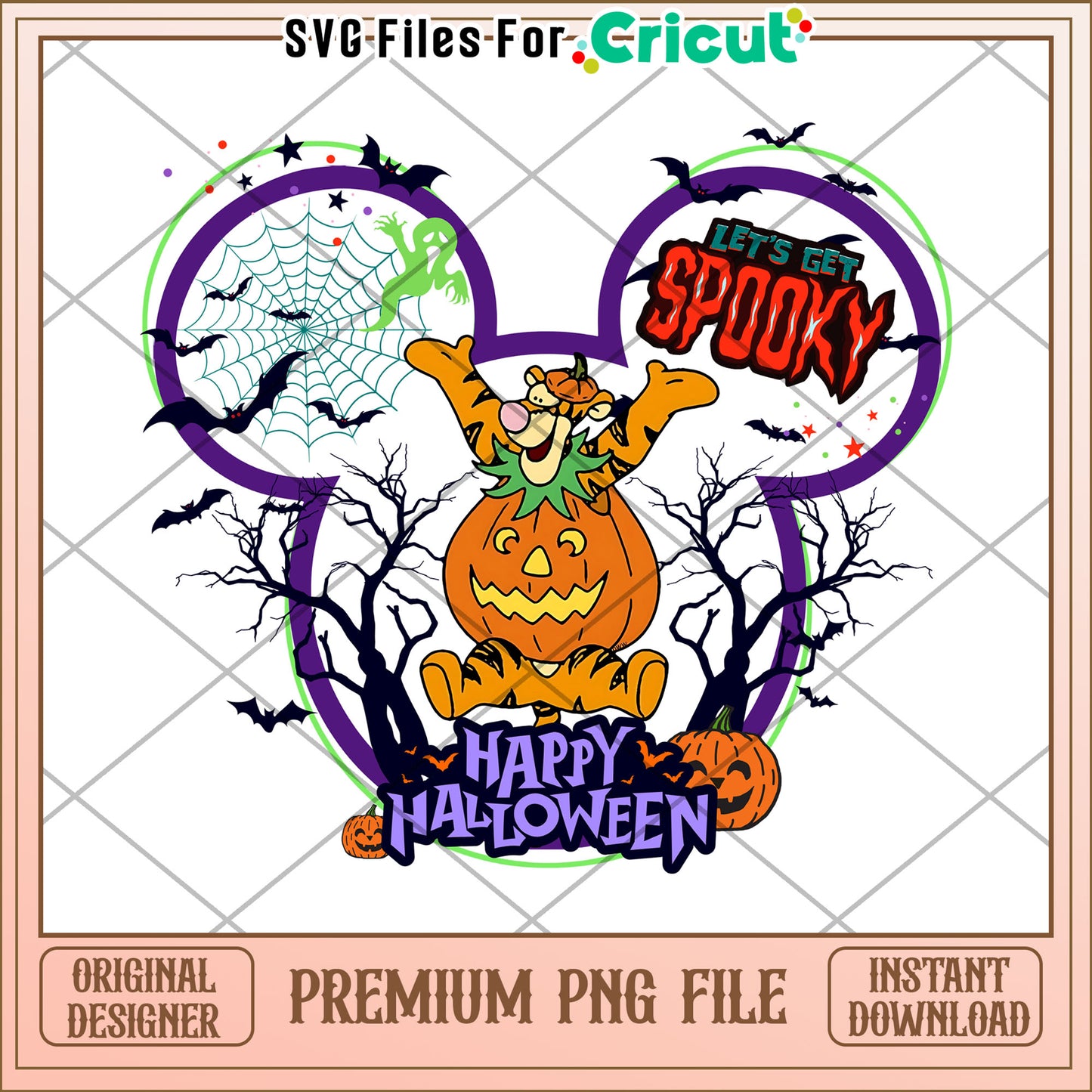 Tigger happy halloween png, halloween costumes png, halloween store png