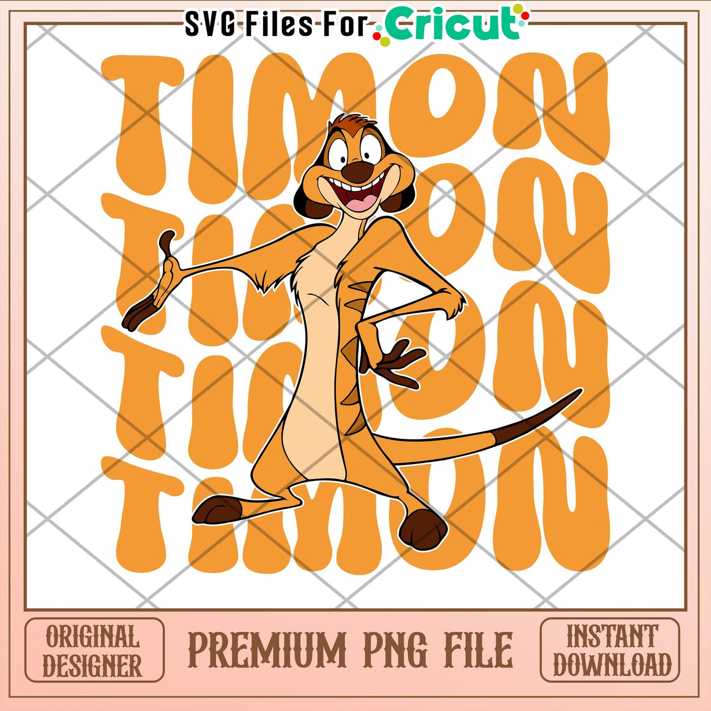 Timon PNG Instant Download