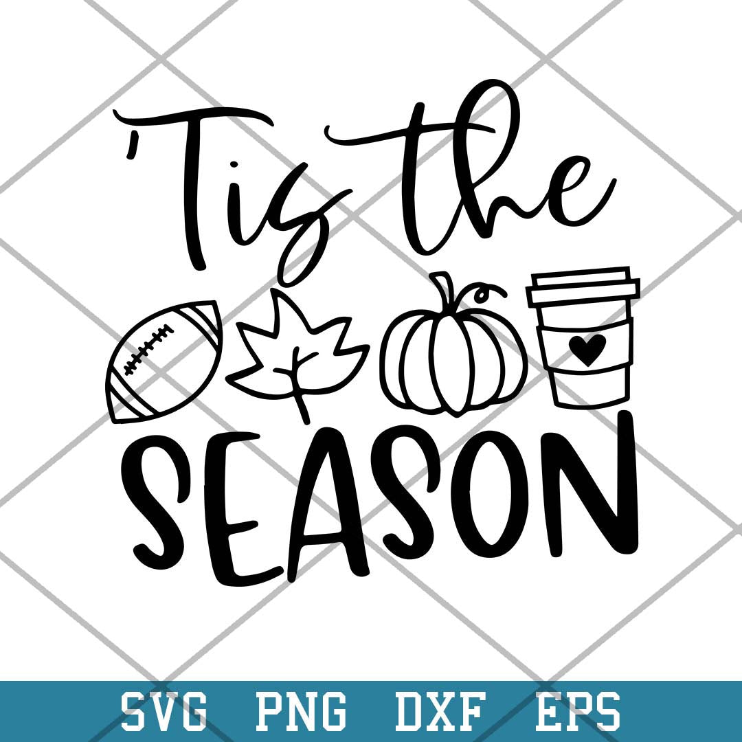 Tis the Season Fall Pumpkin Svg, Halloween Svg-Svgfilesforcricut