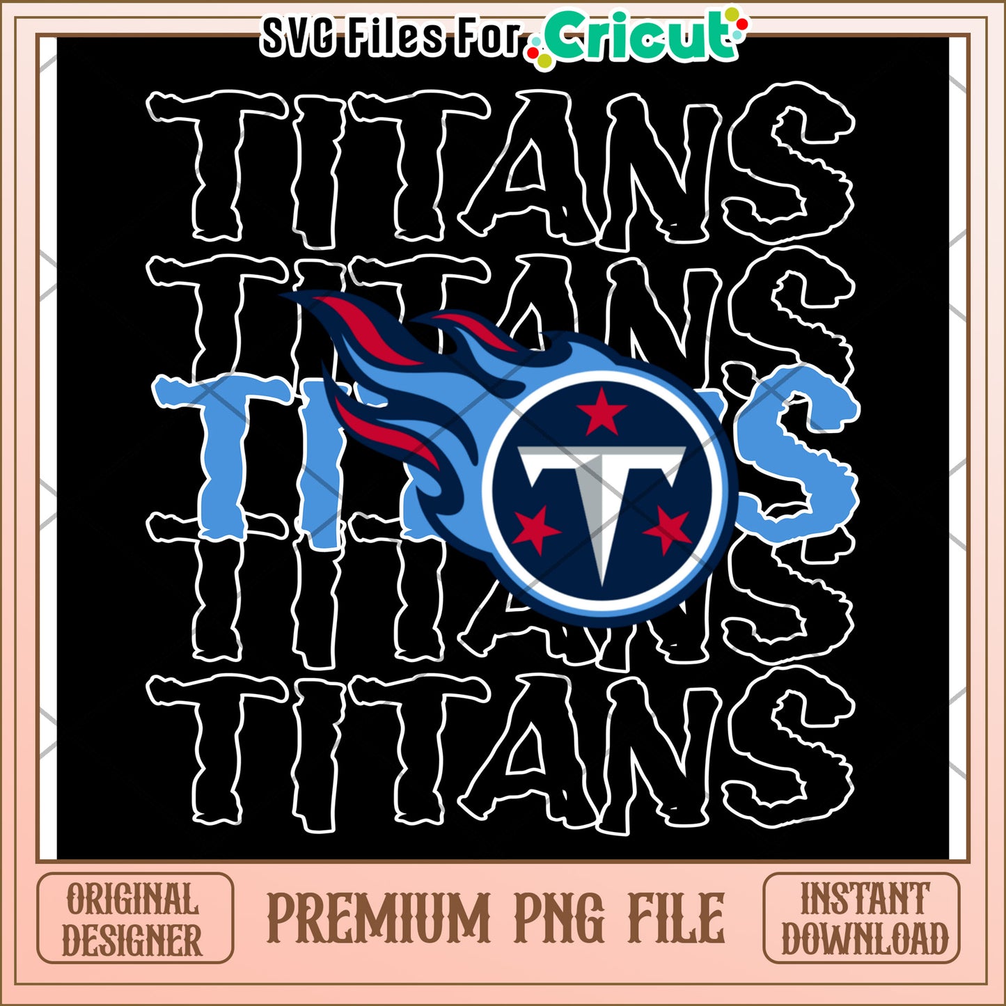 Titans Team Logo PNG Design, Perfect for Cricut Projects