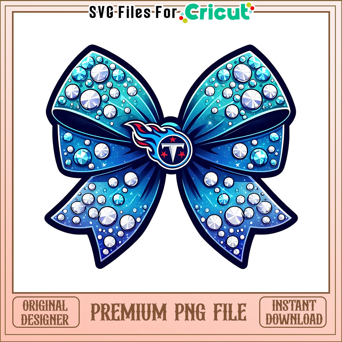 Titans logo vintage bow png, Tennessee Titans png, NFL png