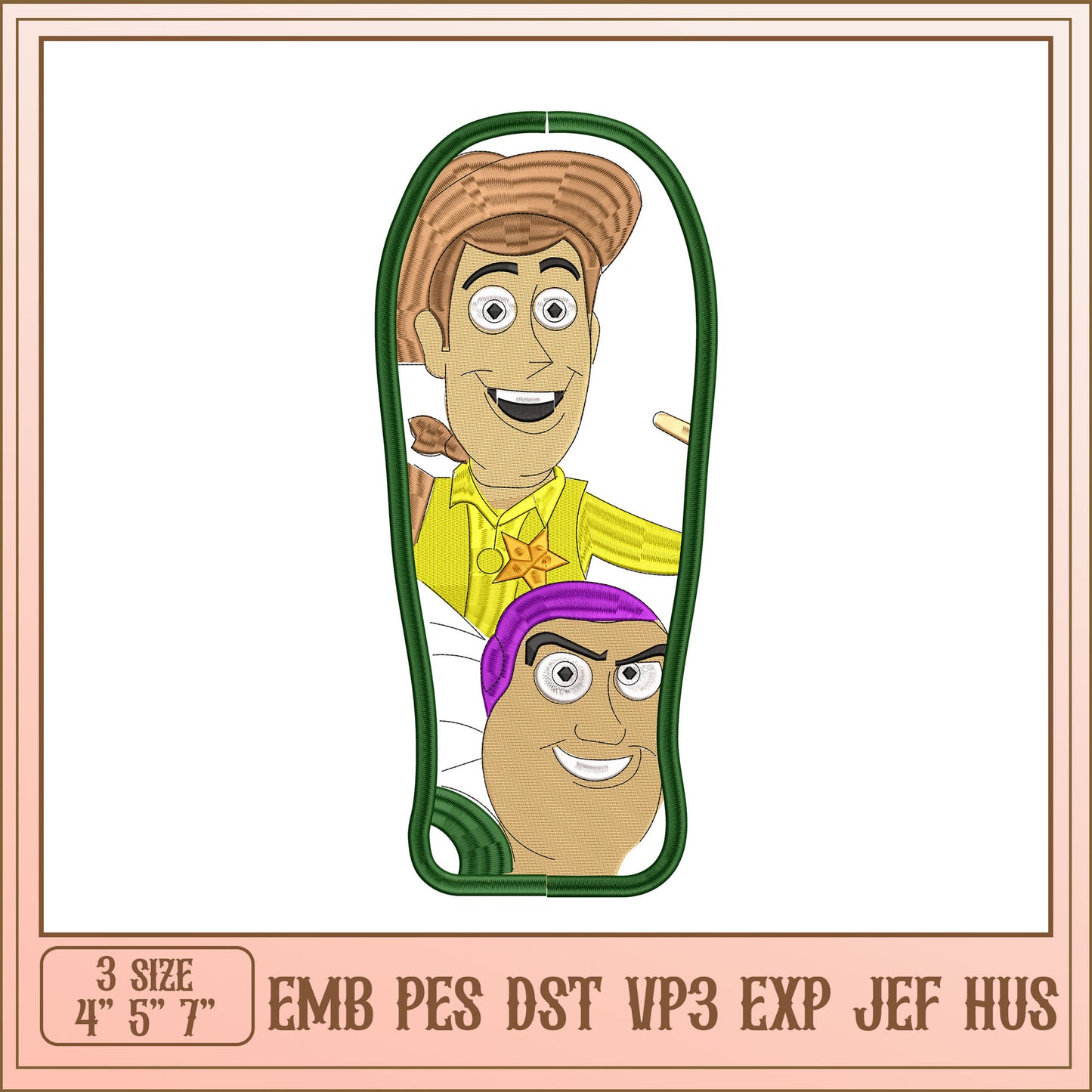 Toy Characters Embroidery Design for Machine Embroidery Use