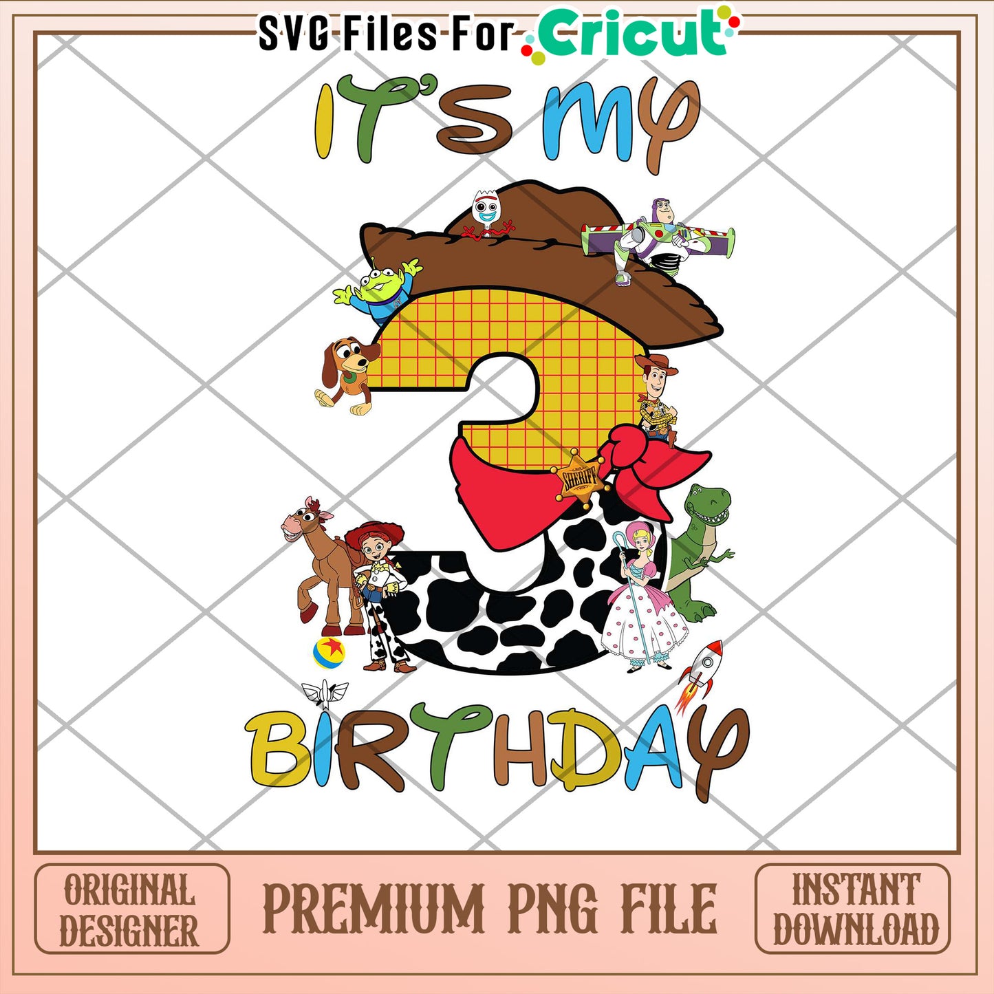 Toy Story 3rd Birthday PNG