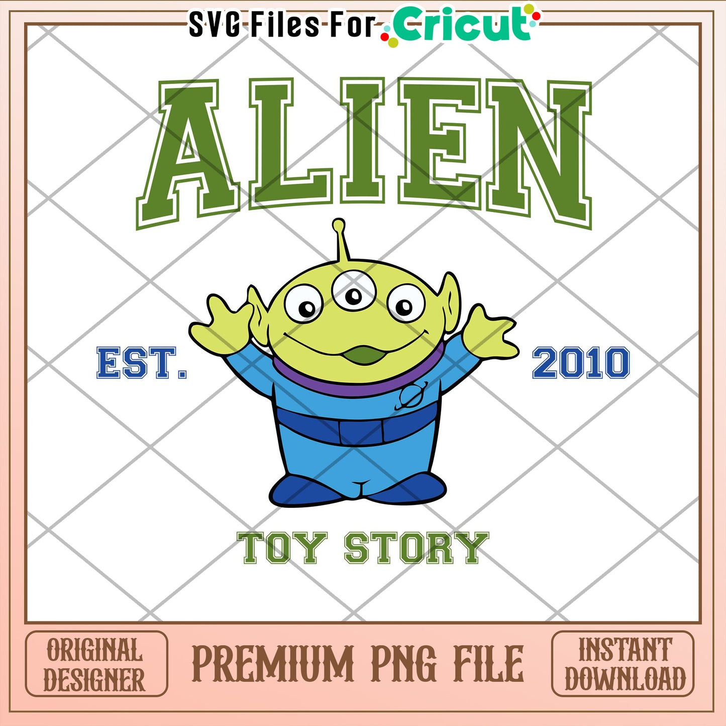 Toy Story Alien PNG Cricut File