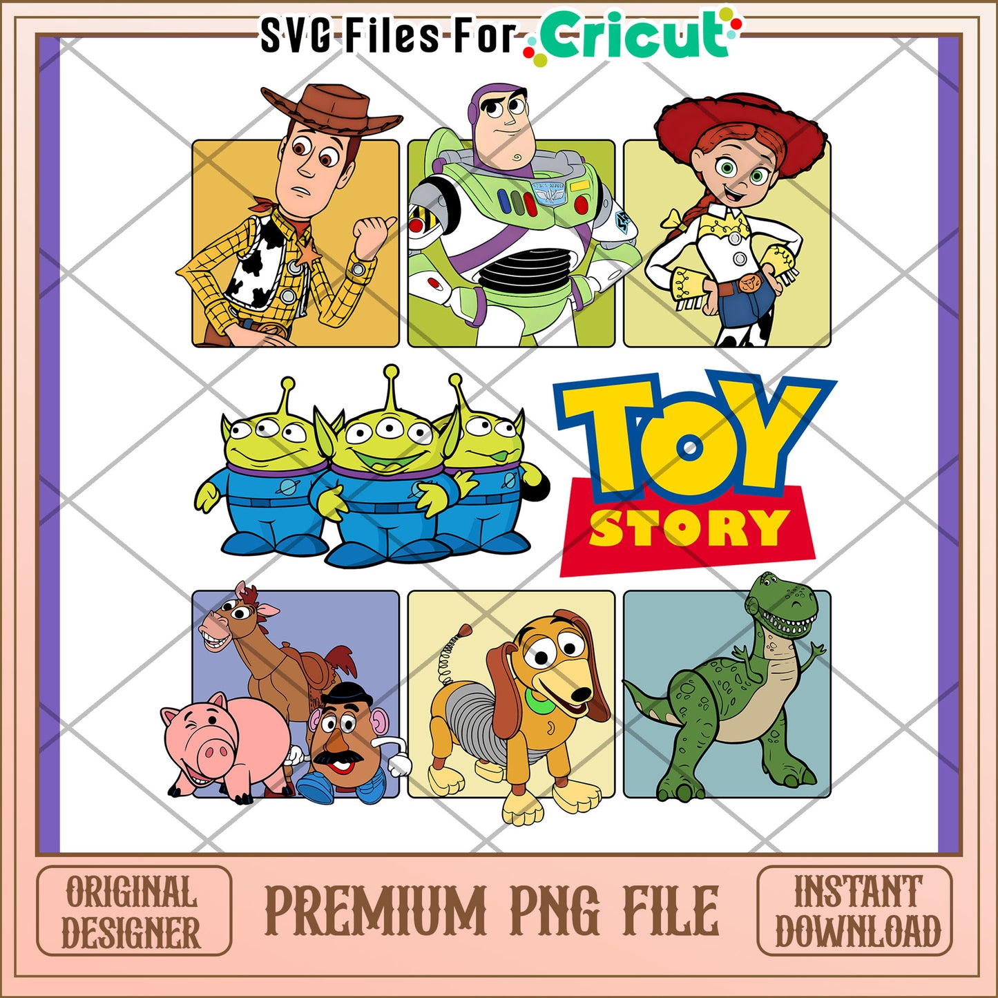 Toy Story Character PNG Design for Crafts and Projects