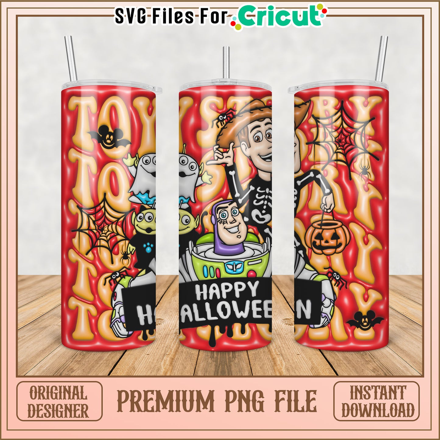 Toy Story Halloween Tumbler PNG
