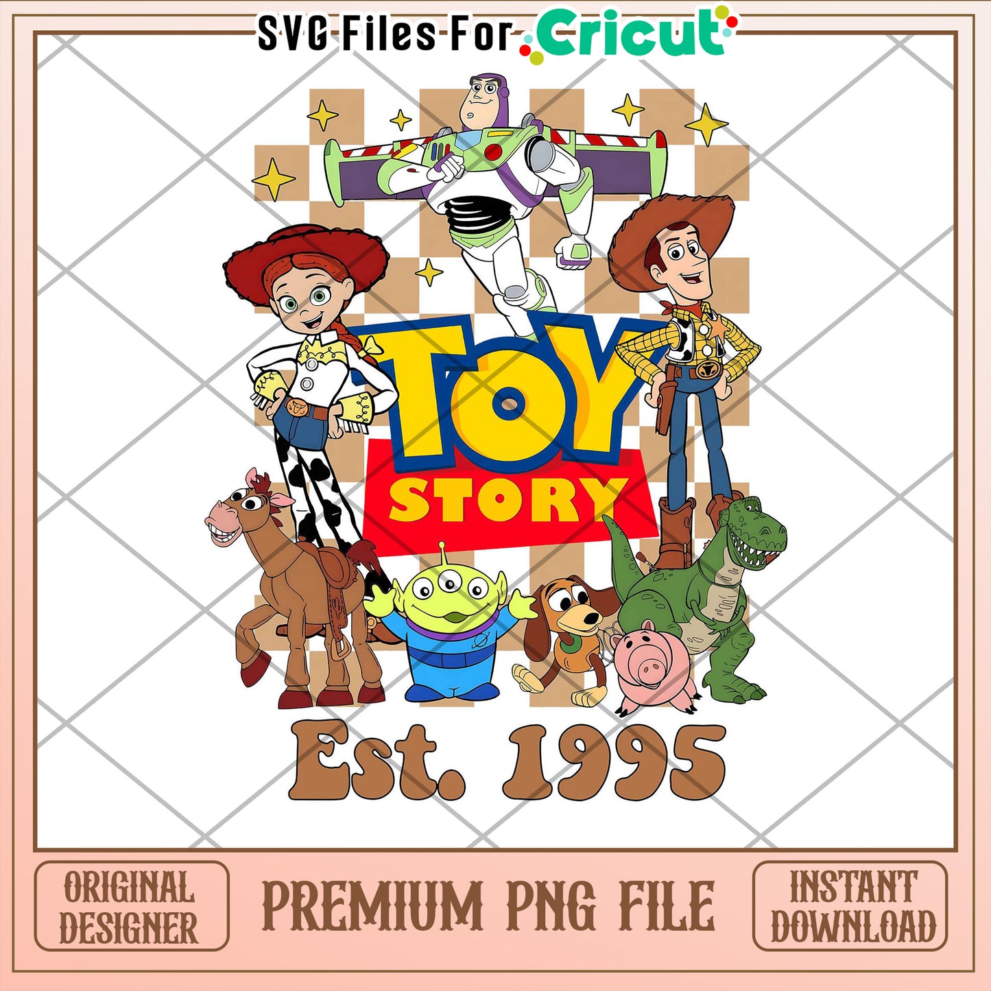 Toy Story PNG Design 1995 Cricut