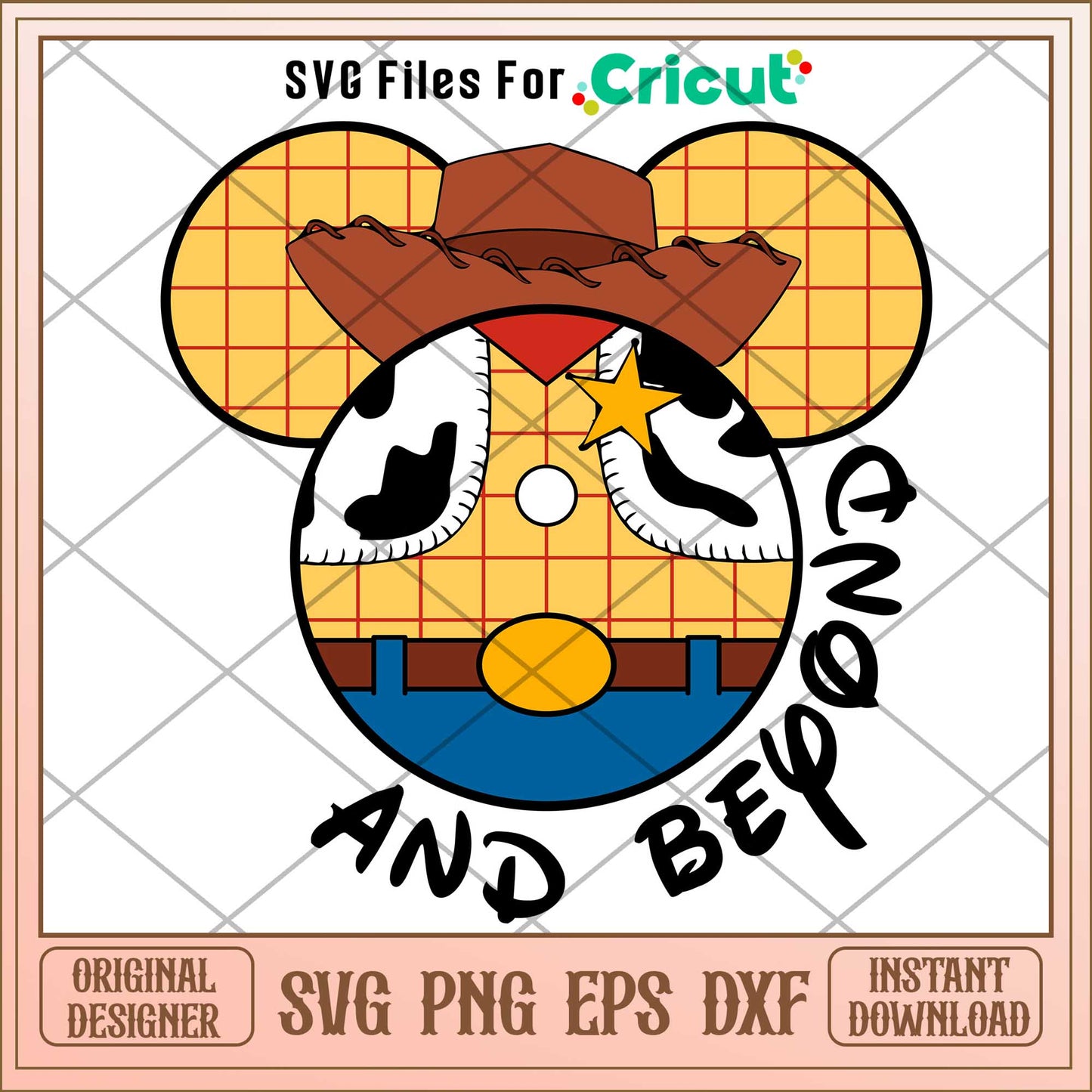 Toy Story in Mickey AndBeyond Heads Black svg, Toy Story svg, digital download