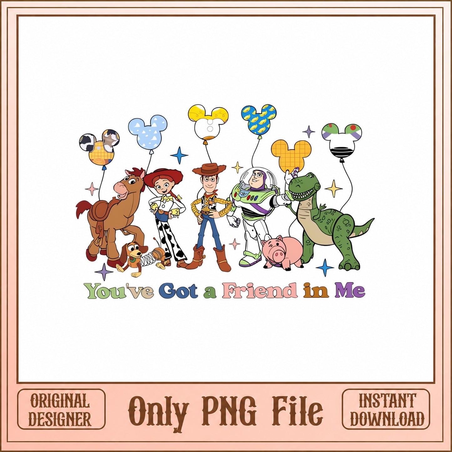 Toy Story Characters SVG Bundle, Disney Pixar SVG, Woody Buzz PNG