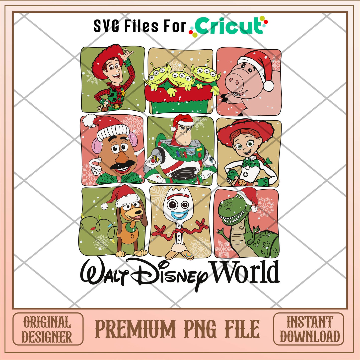 Toy story walt disney world png, toy story png, christmas png
