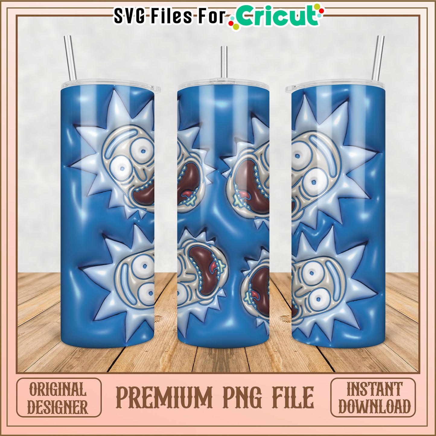 Trendy Tumbler Design PNG for Cricut Users Instant Download