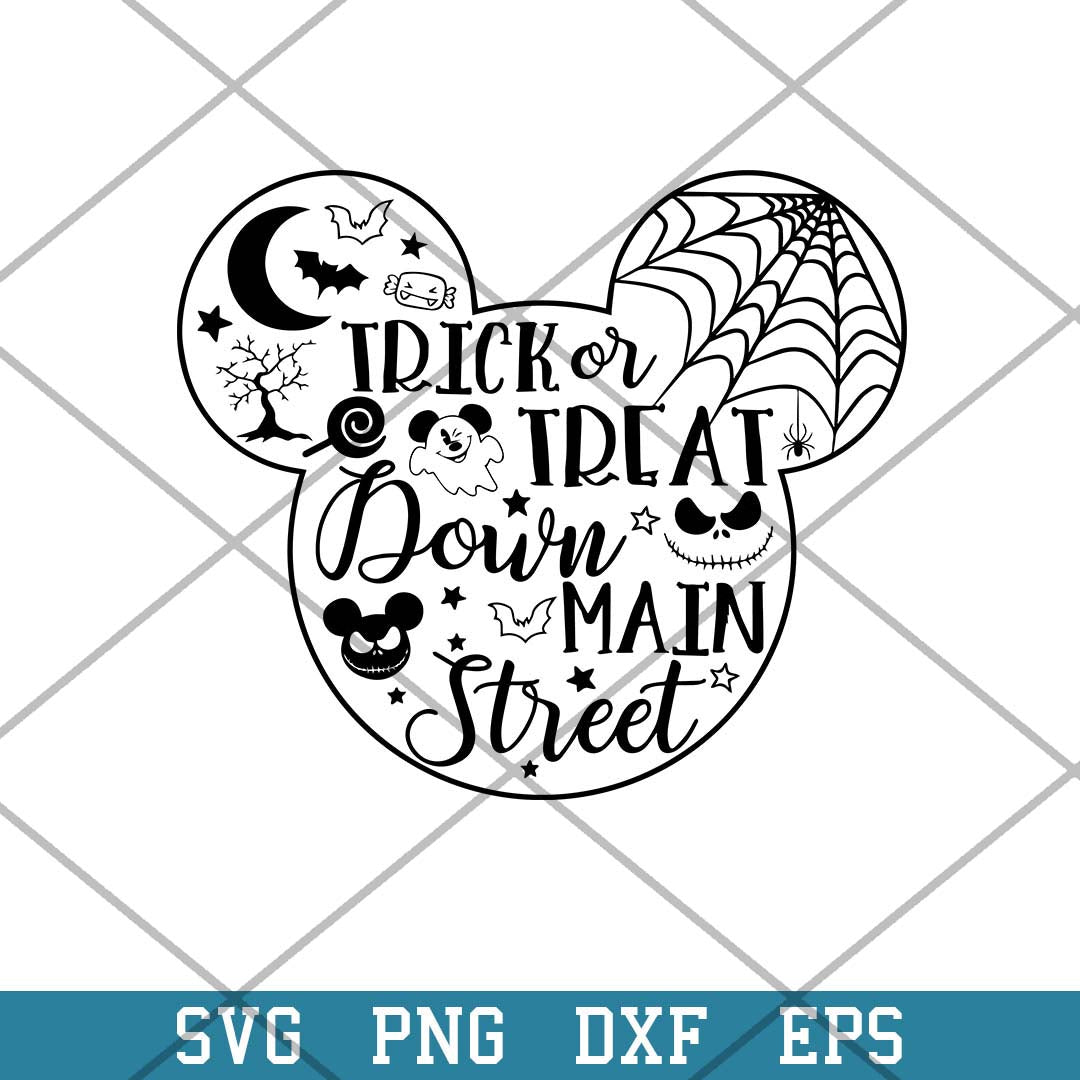 Trick Or Treat Sown Main Street Svg, Halloween Svg-Svgfilesforcricut