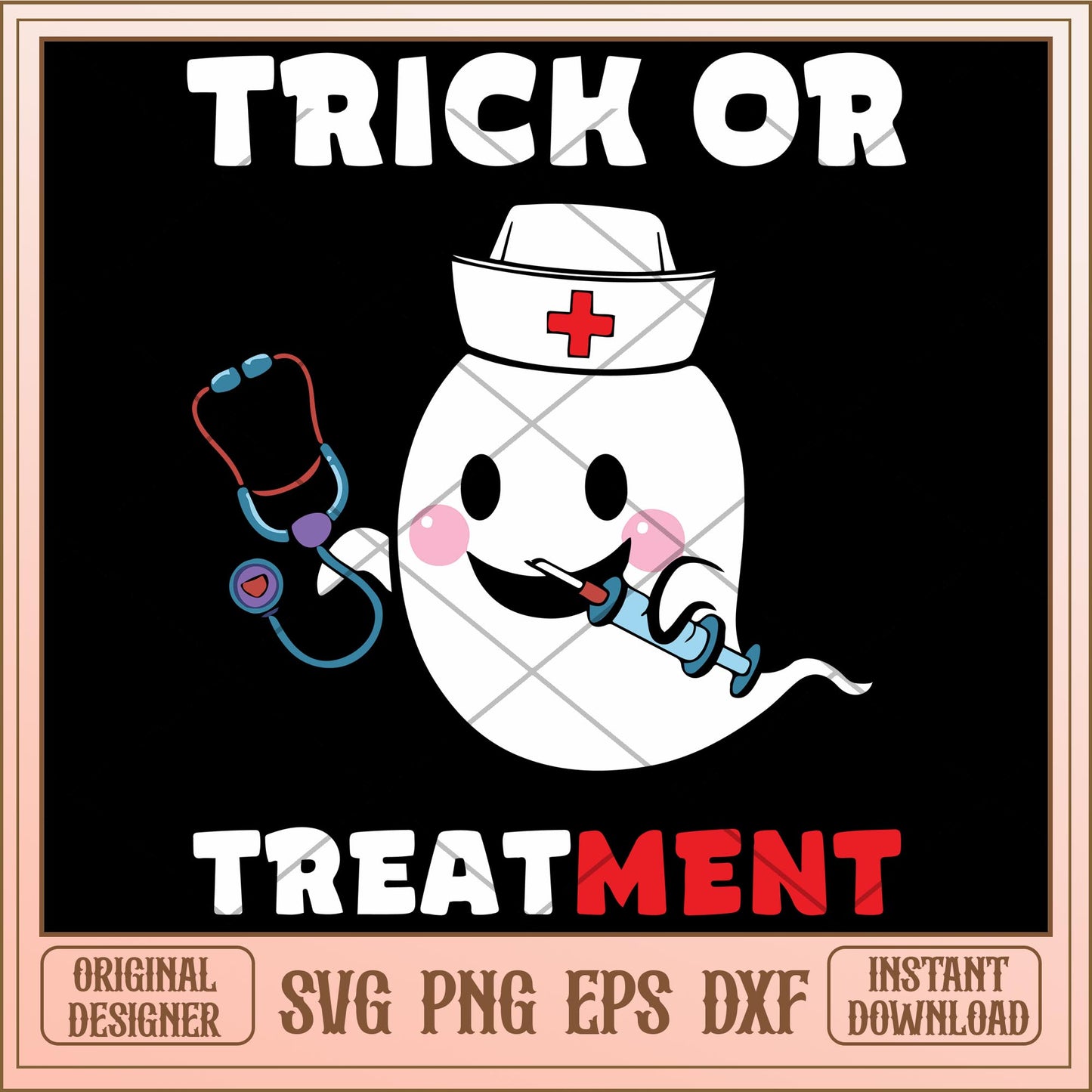 Trick or treatment svg, halloween characters svg, digital download