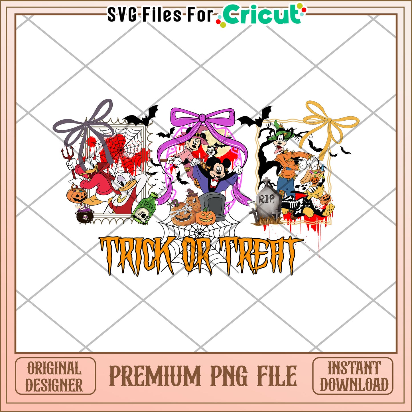 Trick or Treat Mouse and friend png, halloween characters png, halloween time png