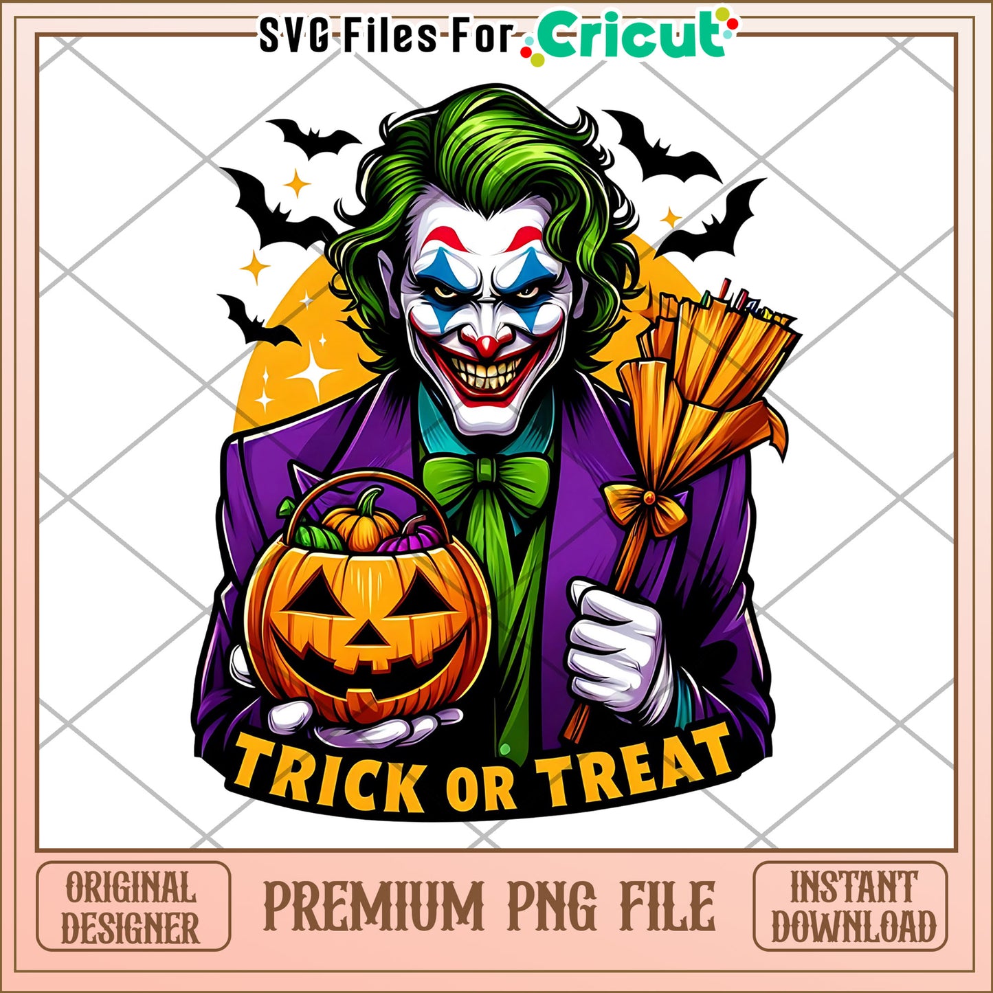 Trick or treat joker png, halloween killers png, halloween time png