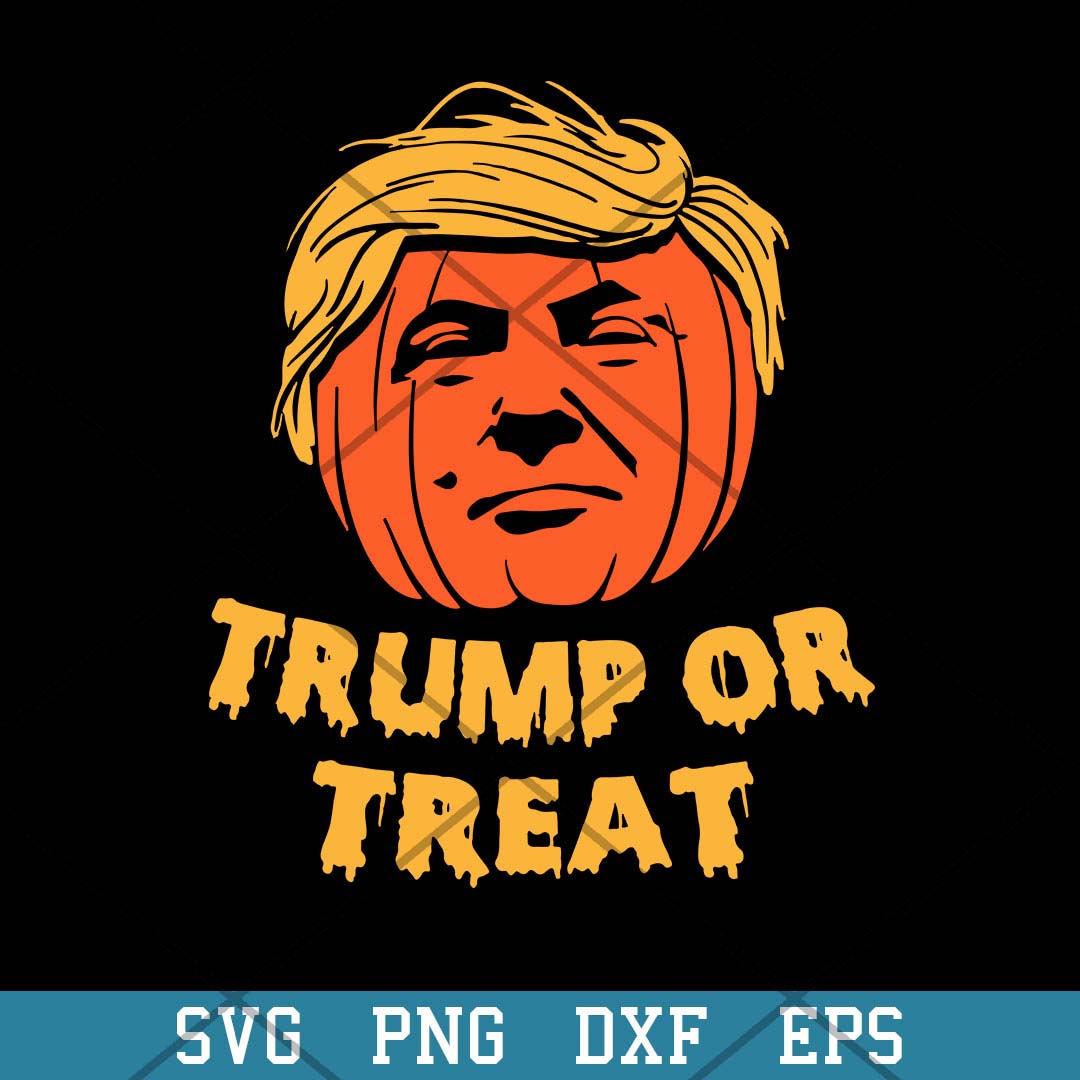 Trump Or Treat Svg, Halloween Svg-Svgfilesforcricut