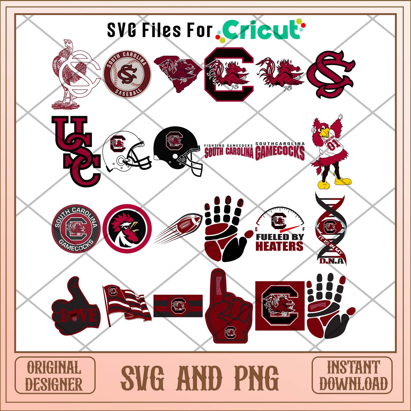 USC Gamecocks helmet svg, South Carolina Gamecocks svg bundle, NCAA svg