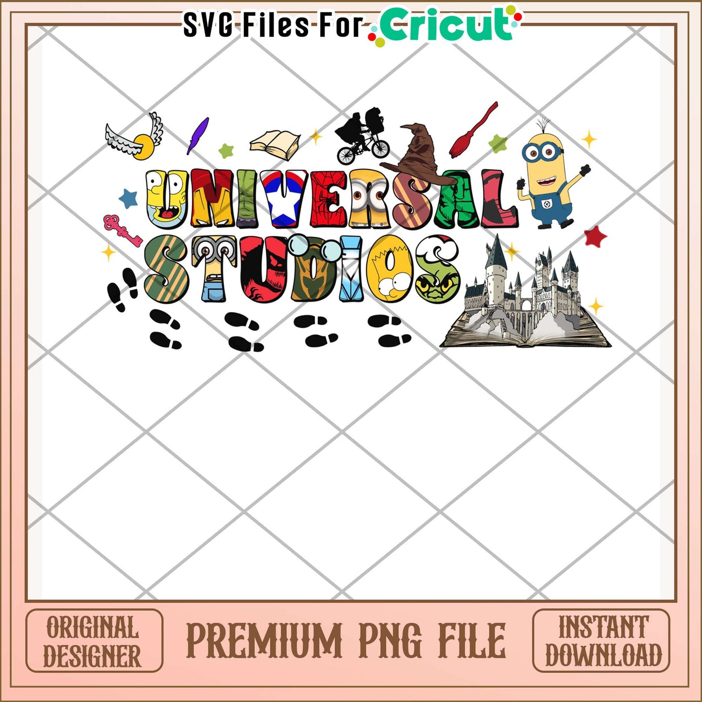 Universal studios all chracters png, entertainment destination png, hollywood vibes png