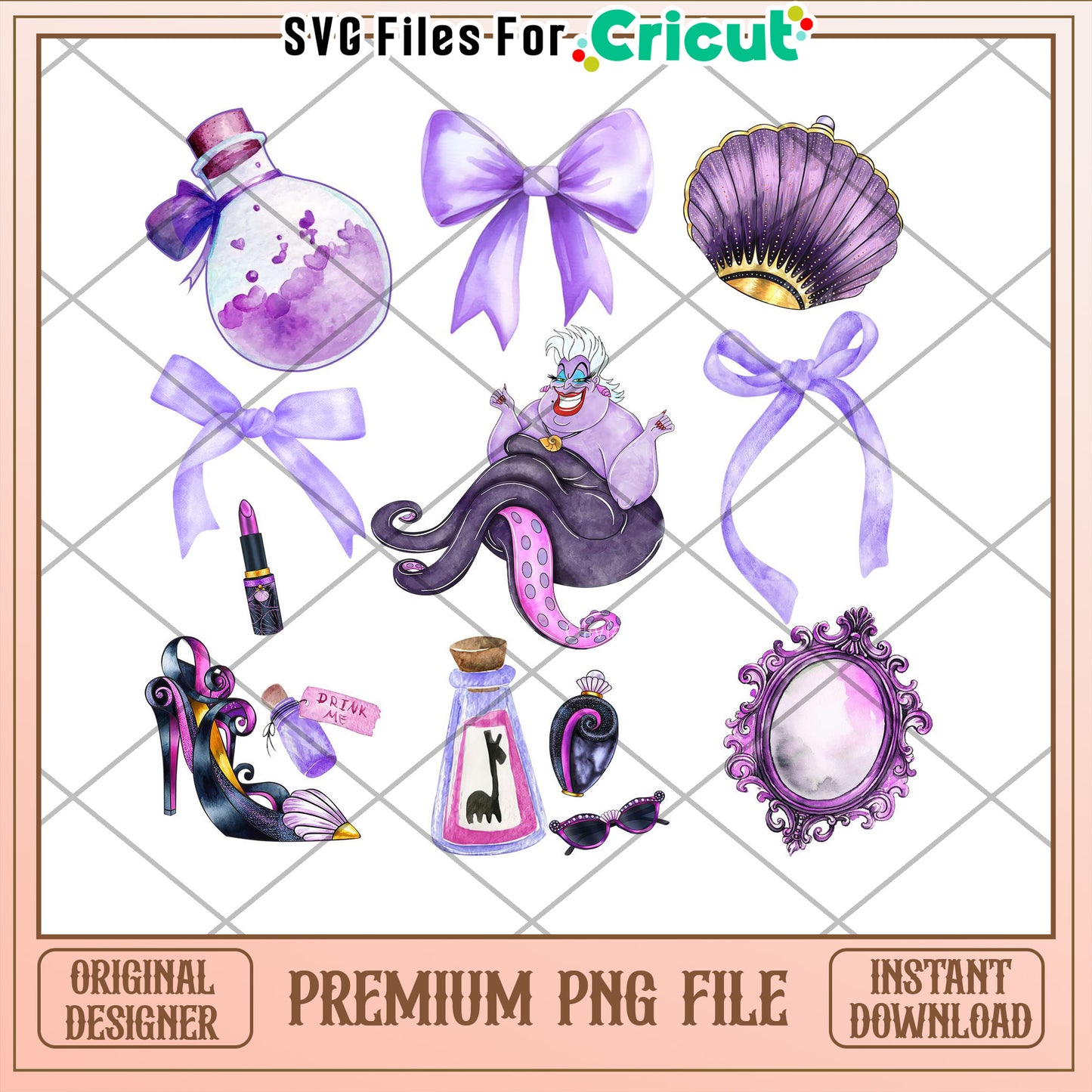 Ursula PNG Sublimation Design