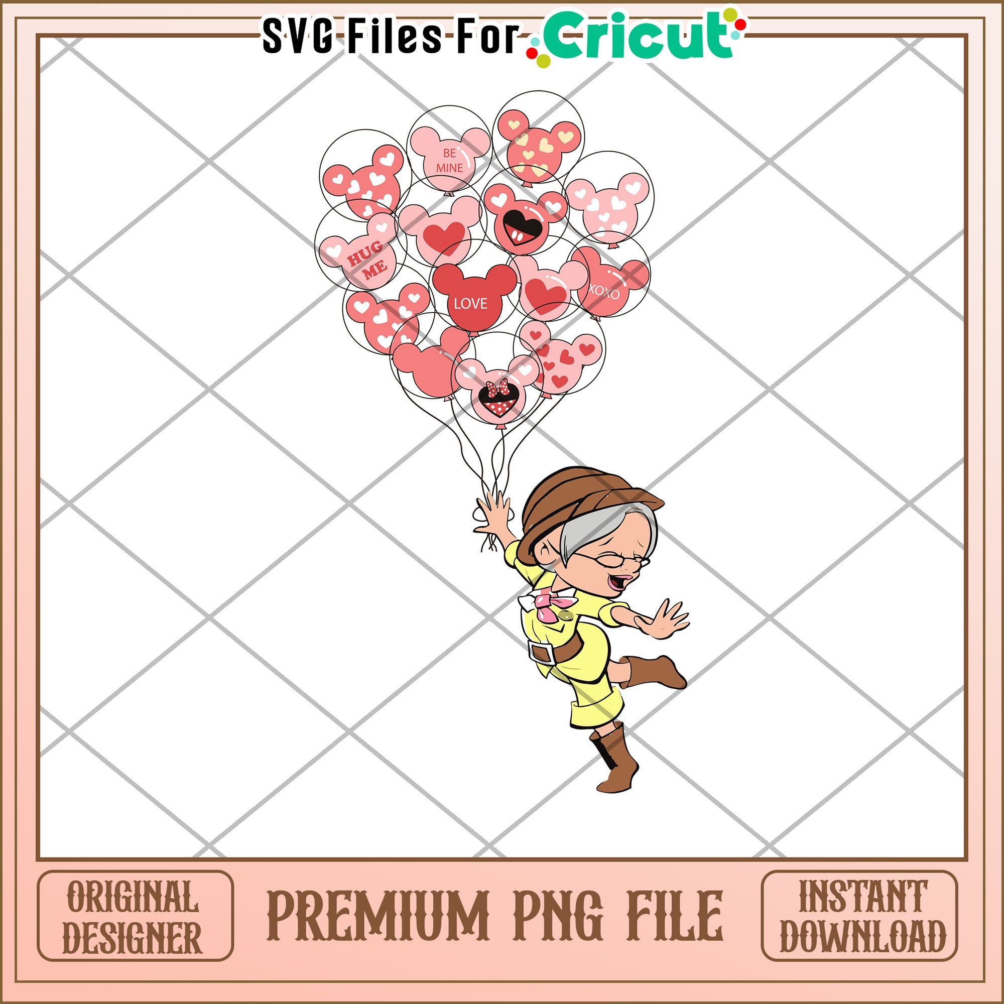 Valentines Day PNG Cricut File Grandma – svg files for cricut