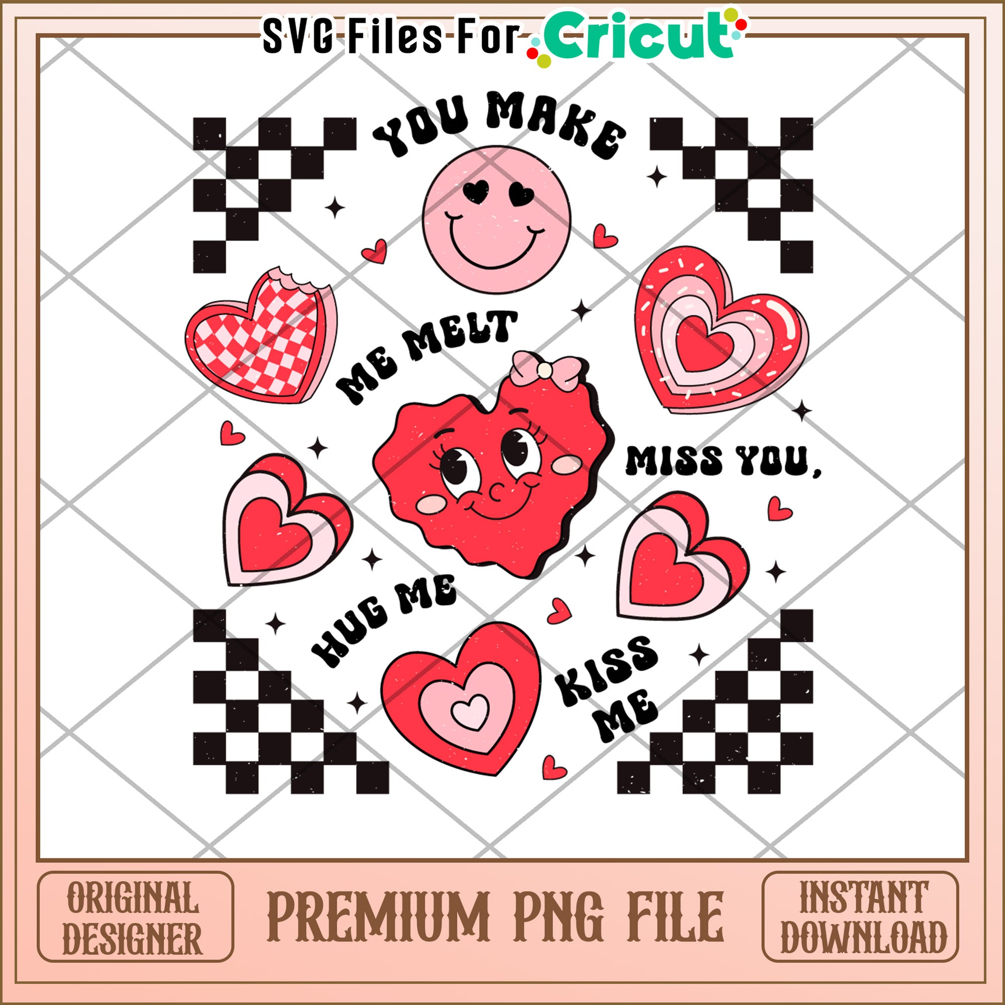 Valentines Day PNG Design Hearts – svg files for cricut