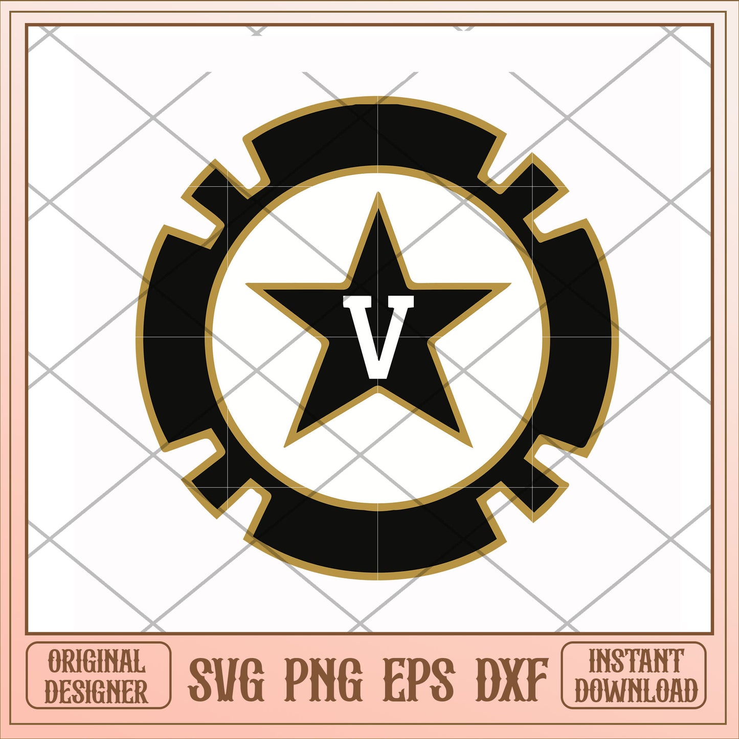 Vanderbilt Commodores logo design svg, logo design svg, ncaa svg