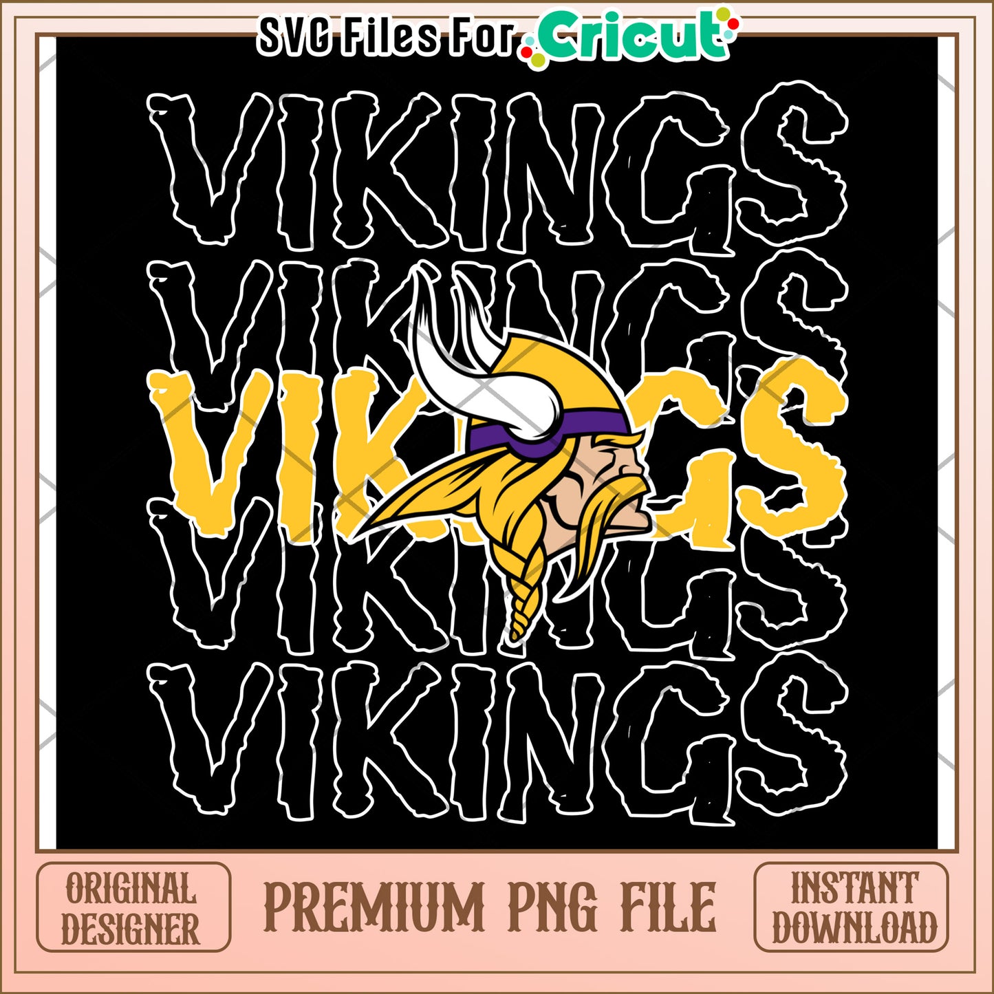 Viking SVG Design for Cricut, Premium Instant Download PNG File