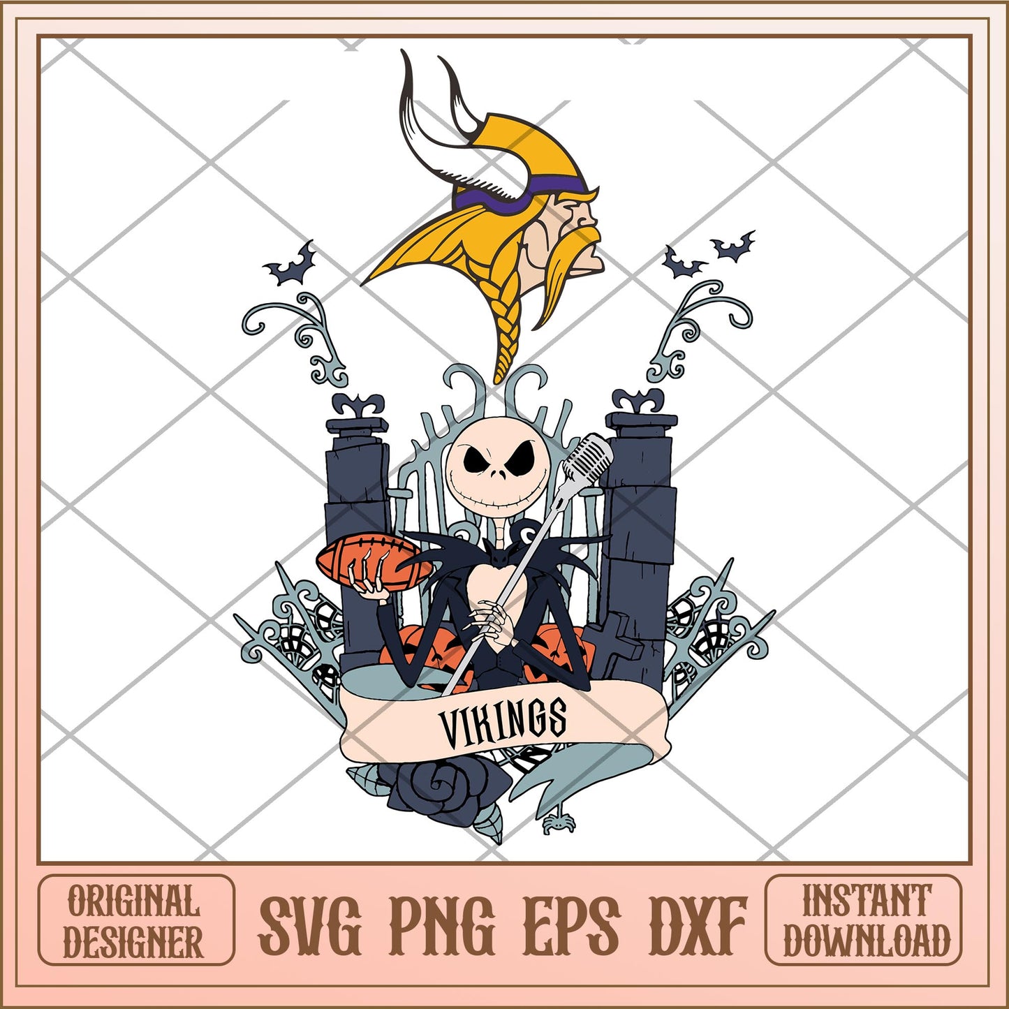 Vikings Halloween jack bundle svg, The Nightmare Before Christmas Svg, digital download