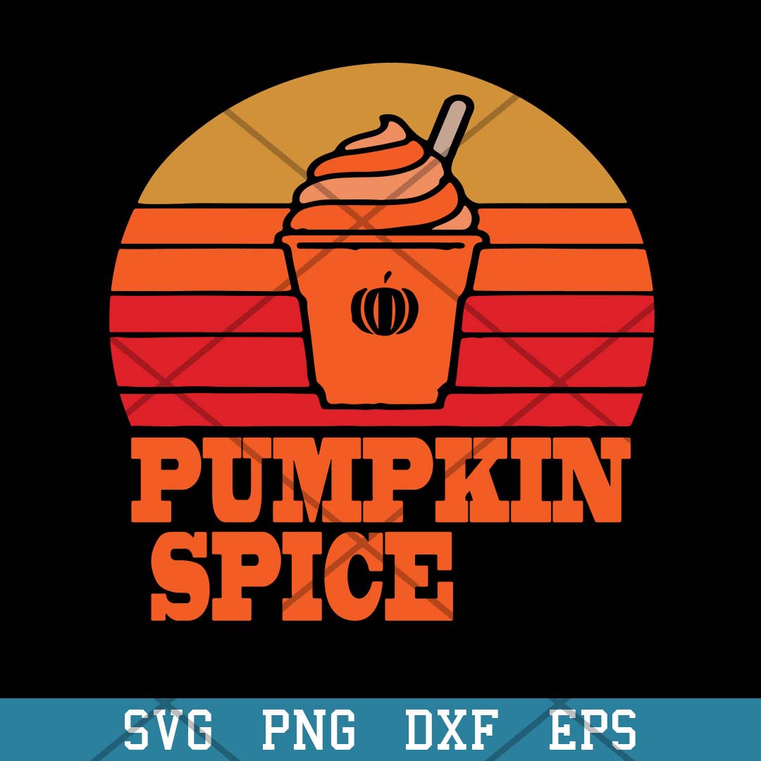 Vintage Pumpkin Spice AF Svg, -Svgfilesforcricut