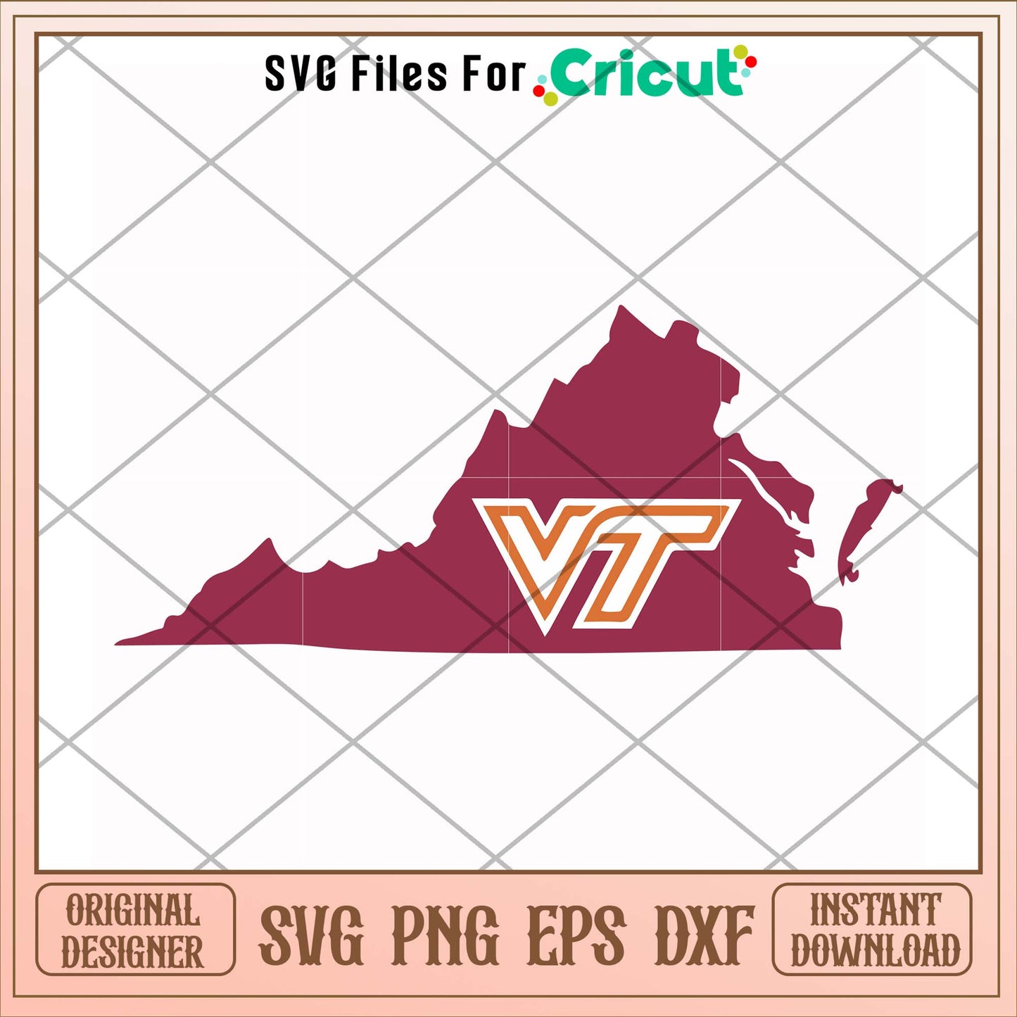 Virginia Tech Hokies ncaa team svg, ncaa svg, funny svg