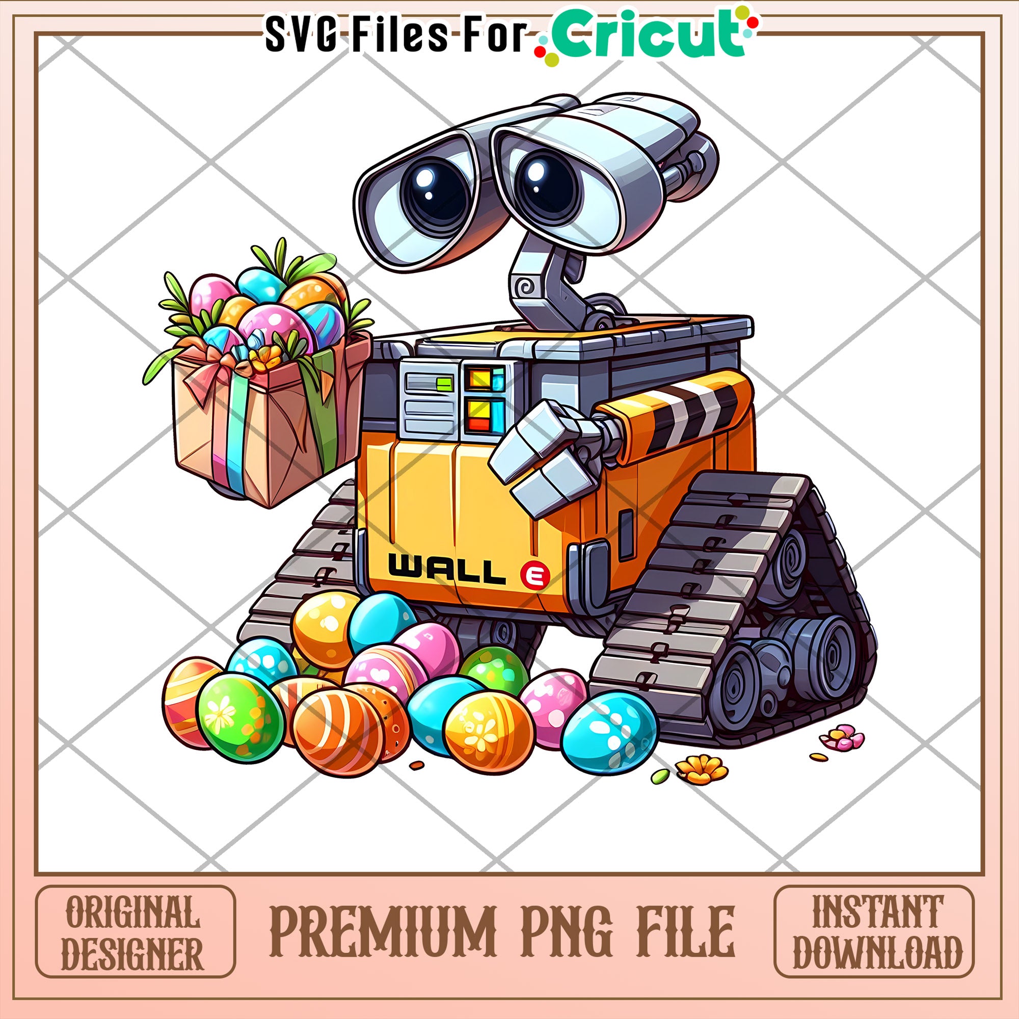 WALL-E Easter PNG Cricut Design – svg files for cricut