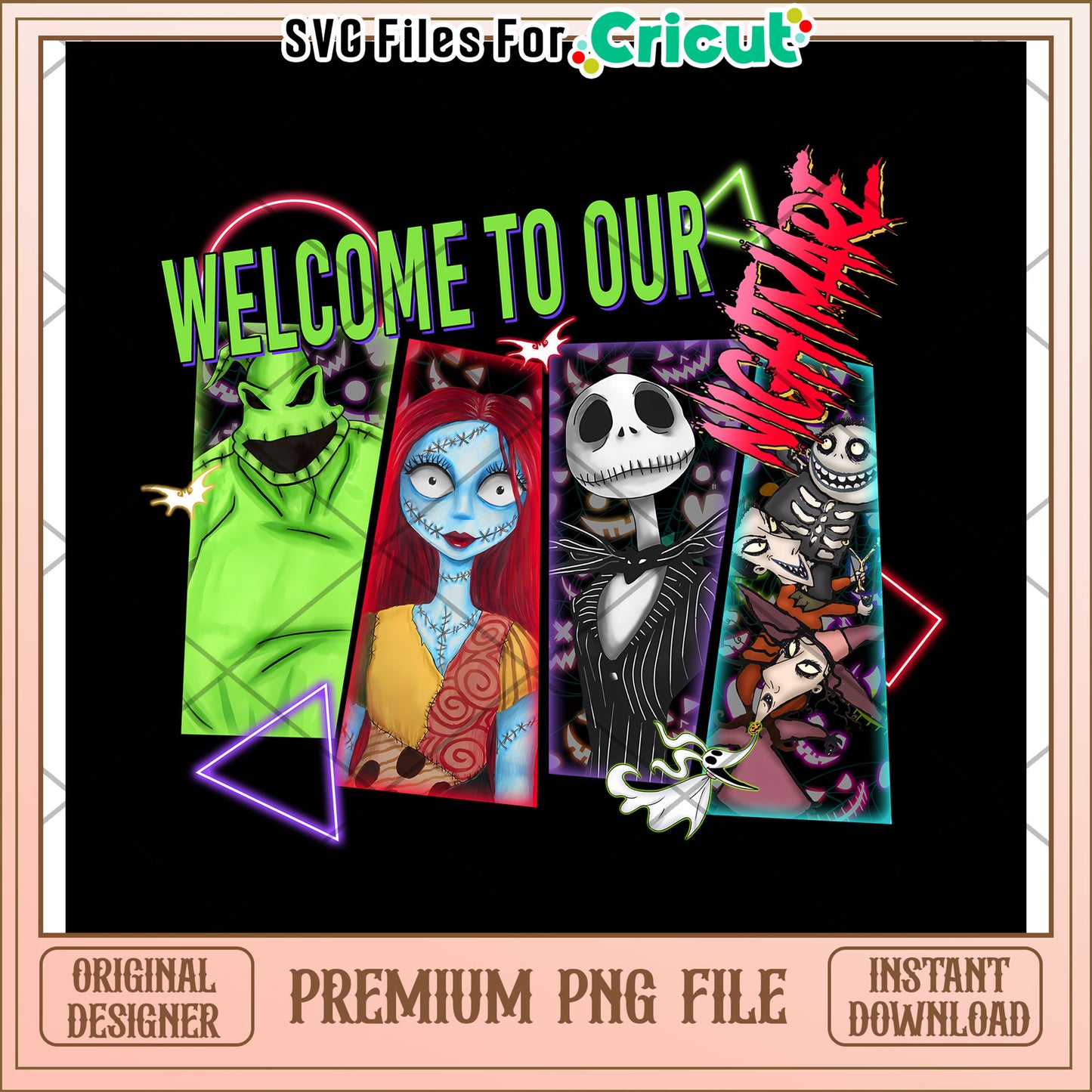 Welcome to nightmare png, halloween costumes png, halloween candy png
