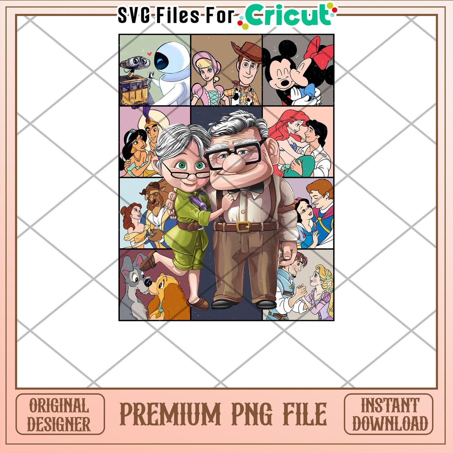 Whimsical Cartoon Characters PNG for Cricut Crafts and DIY Projects