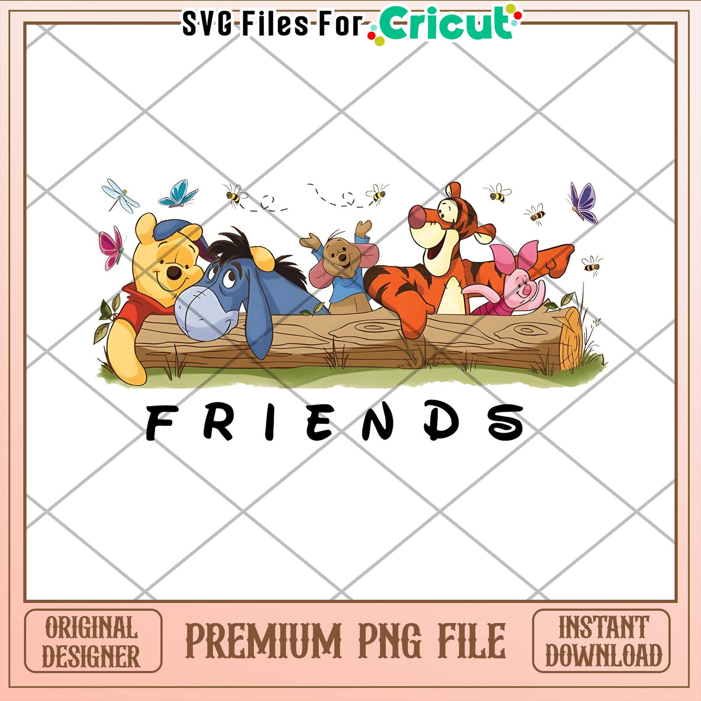 Winnie the Pooh Friends PNG