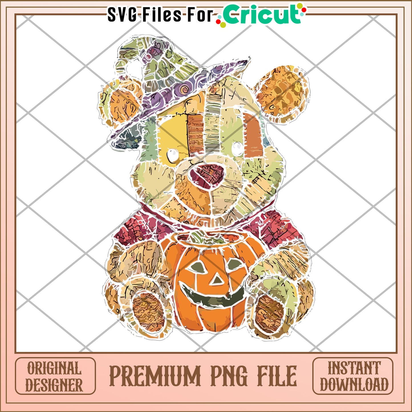 Winnie the pooh pumpkin png, halloween costumes png, spooky halloween png