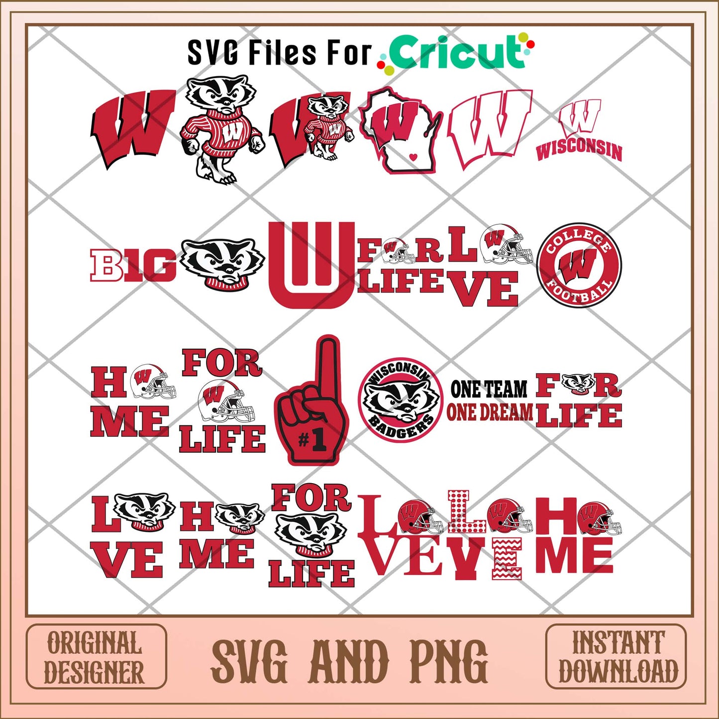 Wisconsin Badgers svg, Wisconsin Badgers svg bundle, NCAA svg