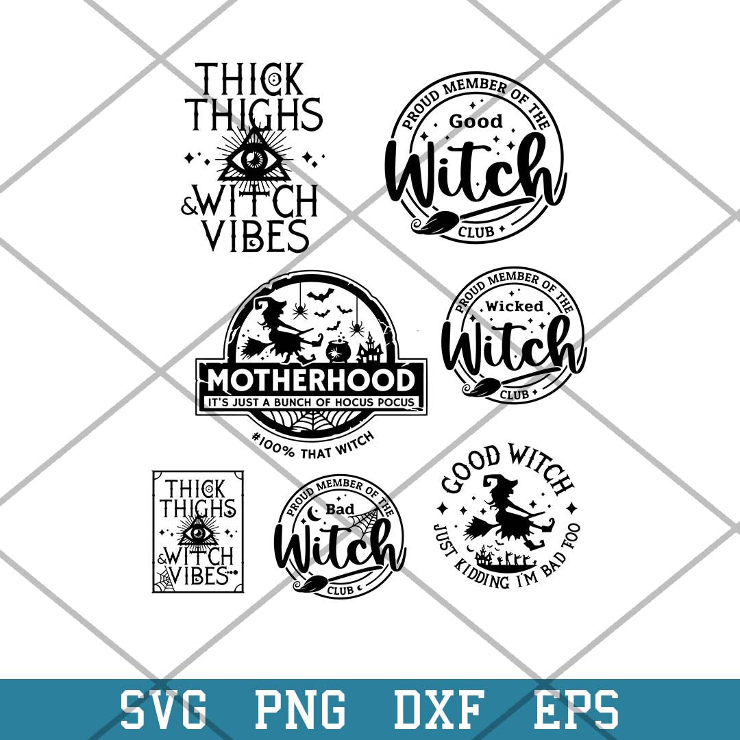 Witch Bundle Svg, Halloween Svg-Svgfilesforcricut