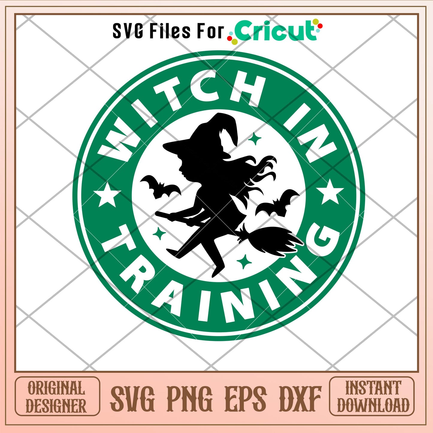 Witch In Training, Witch In Training Starbucks Svg
