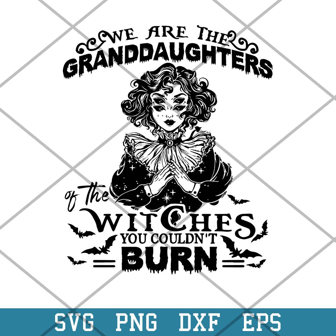 Witch We Are The Grandaughter Svg, Halloween Svg-Svgfilesforcricut