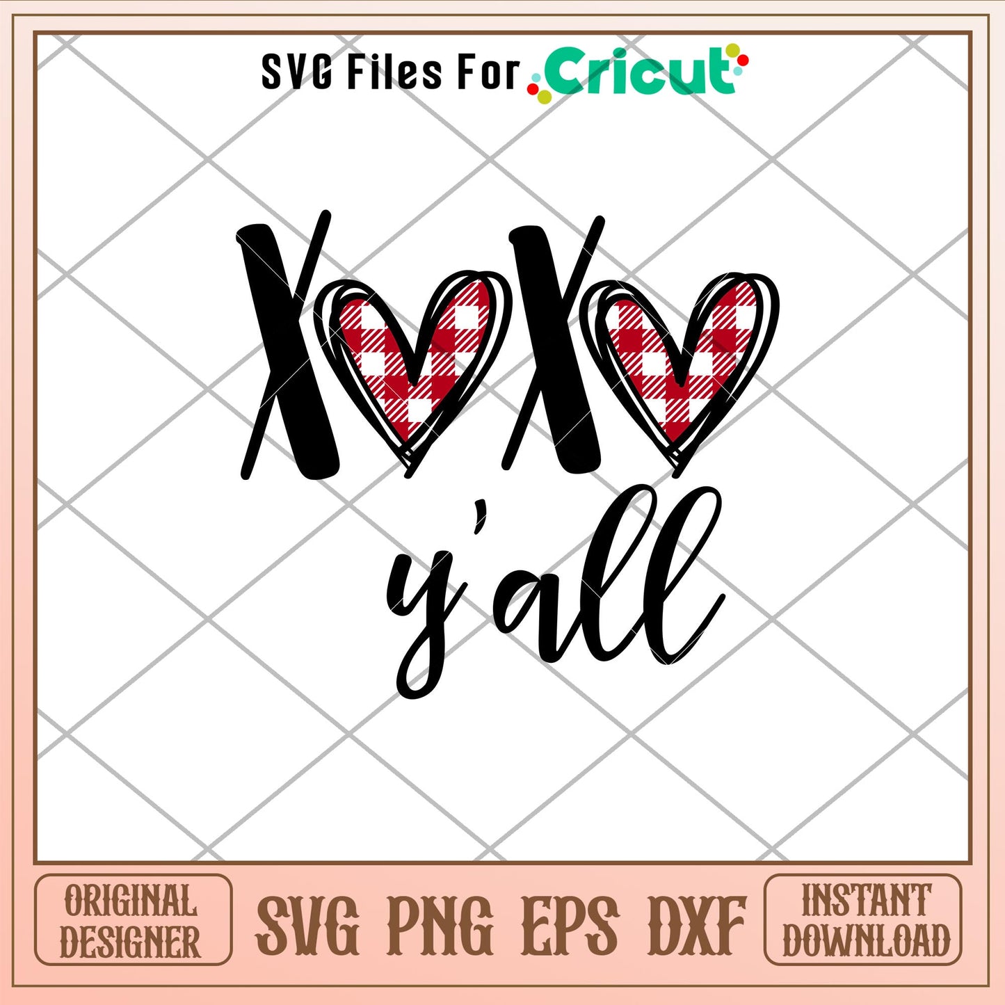 XOXO Yall, XOXO y_all SVG