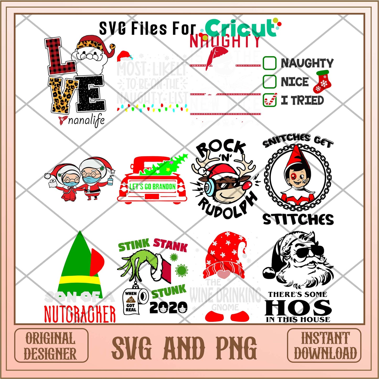 Merry Christmas love svg bundle, Christmas day svg - Svgfileforcricut