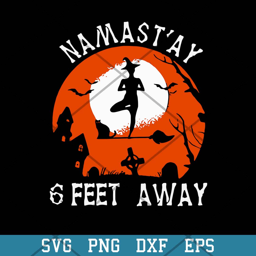 Yoga Namastay Witch Svg, Halloween Svg-Svgfilesforcricut