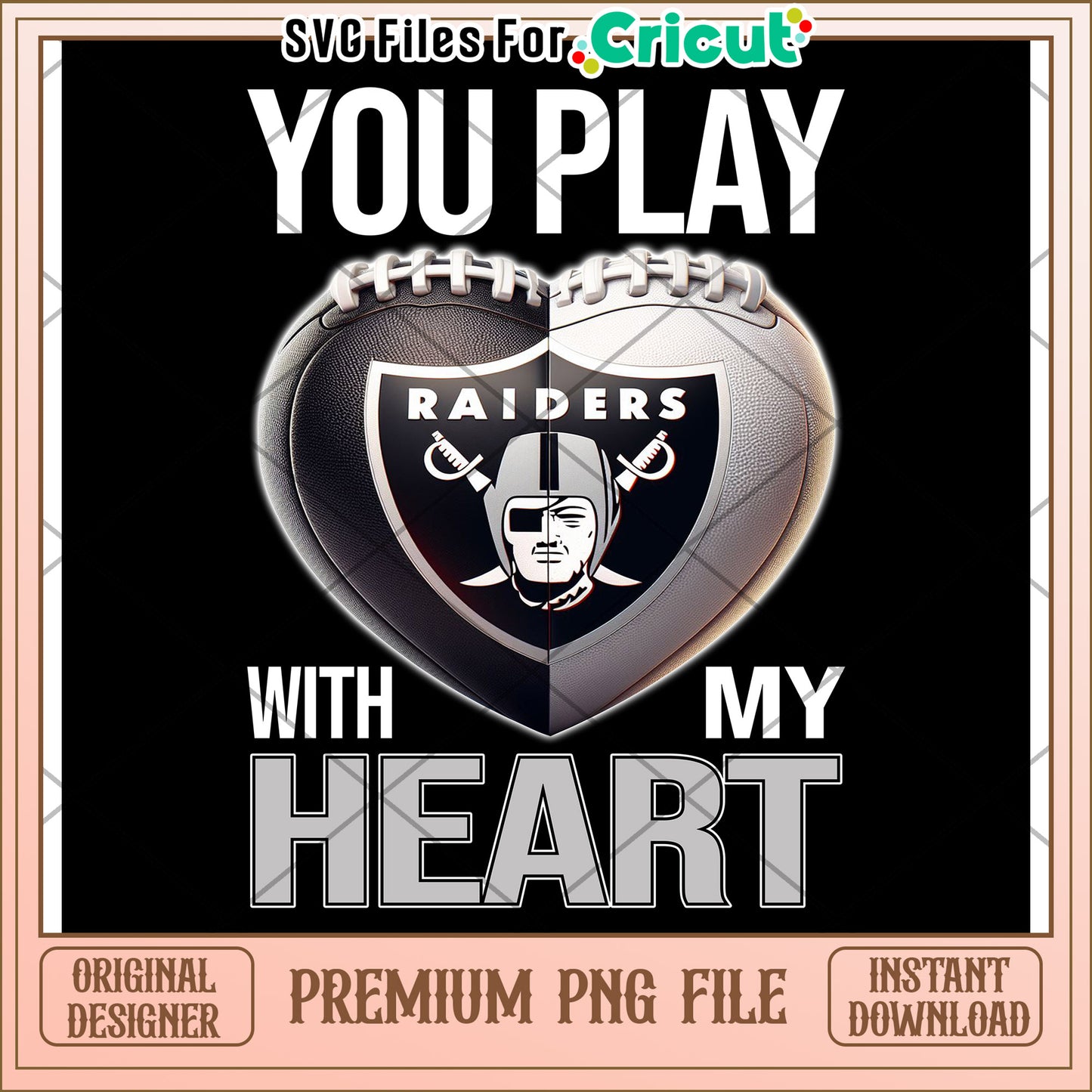You Play with My Heart PNG Design, Perfect for Cricut Users
