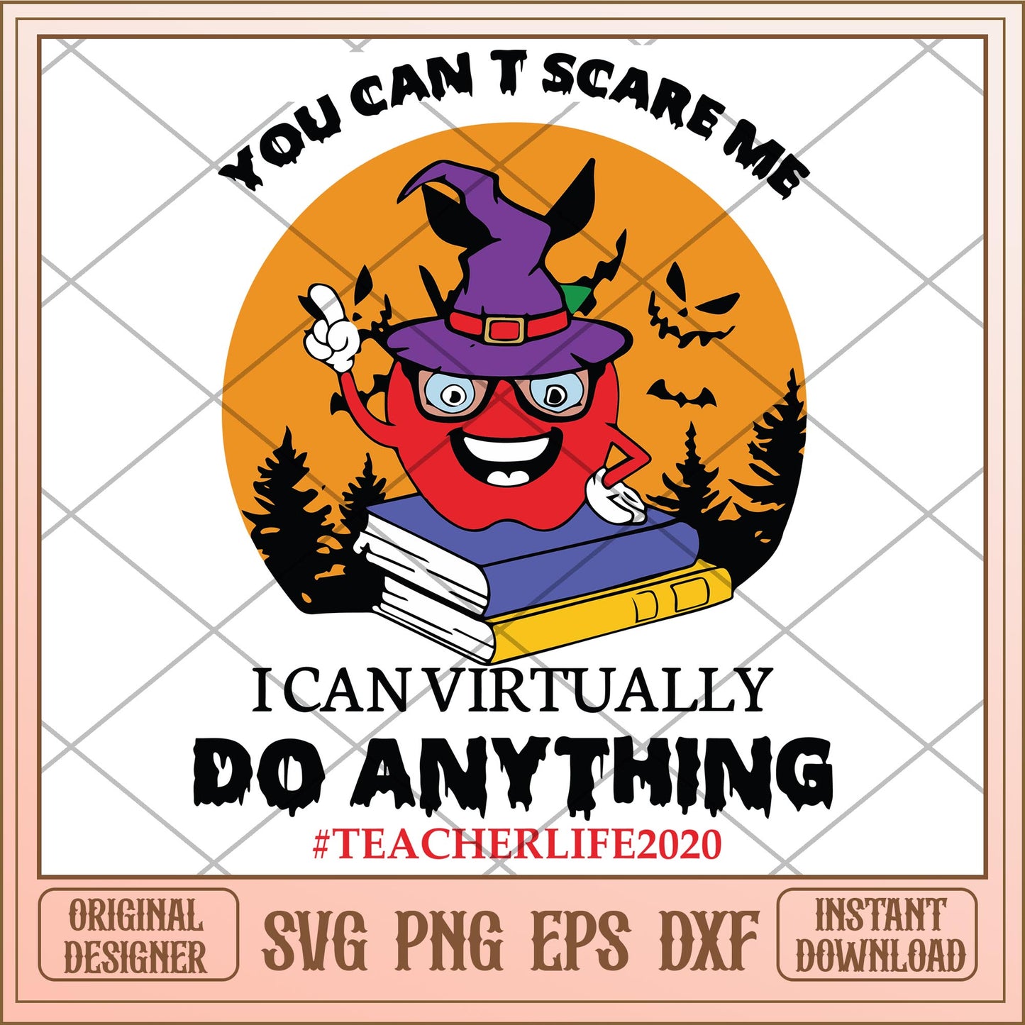 You can't scare me i can virtually do anything svg, disney characters svg, digital download