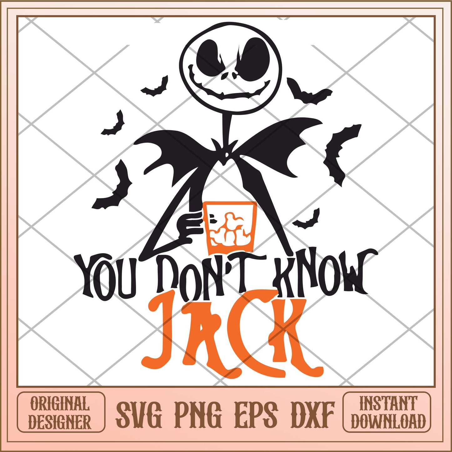 You don't know jack svg, svg, The Nightmare Before Christmas Svg, digital download